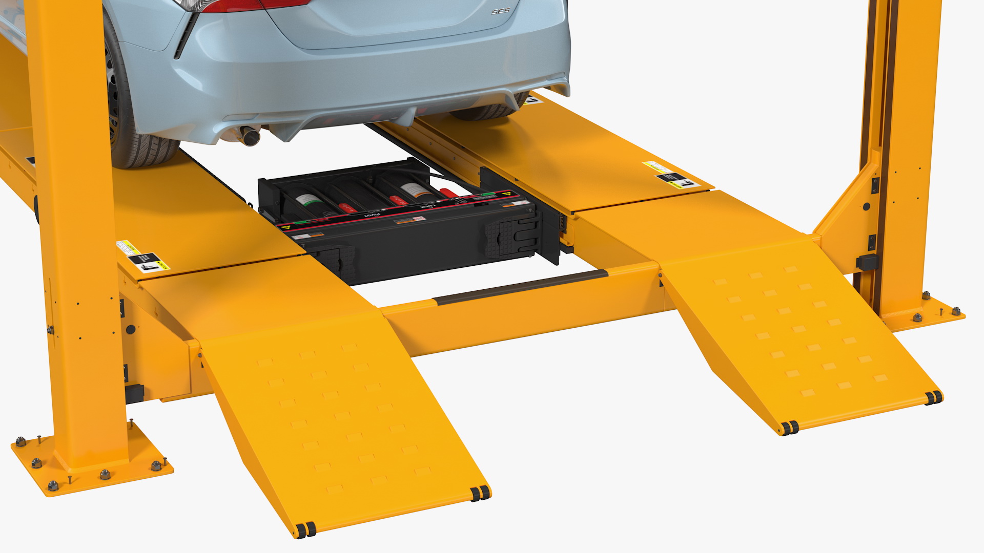 Wheel Alignment Equipment Generic with Car 3D