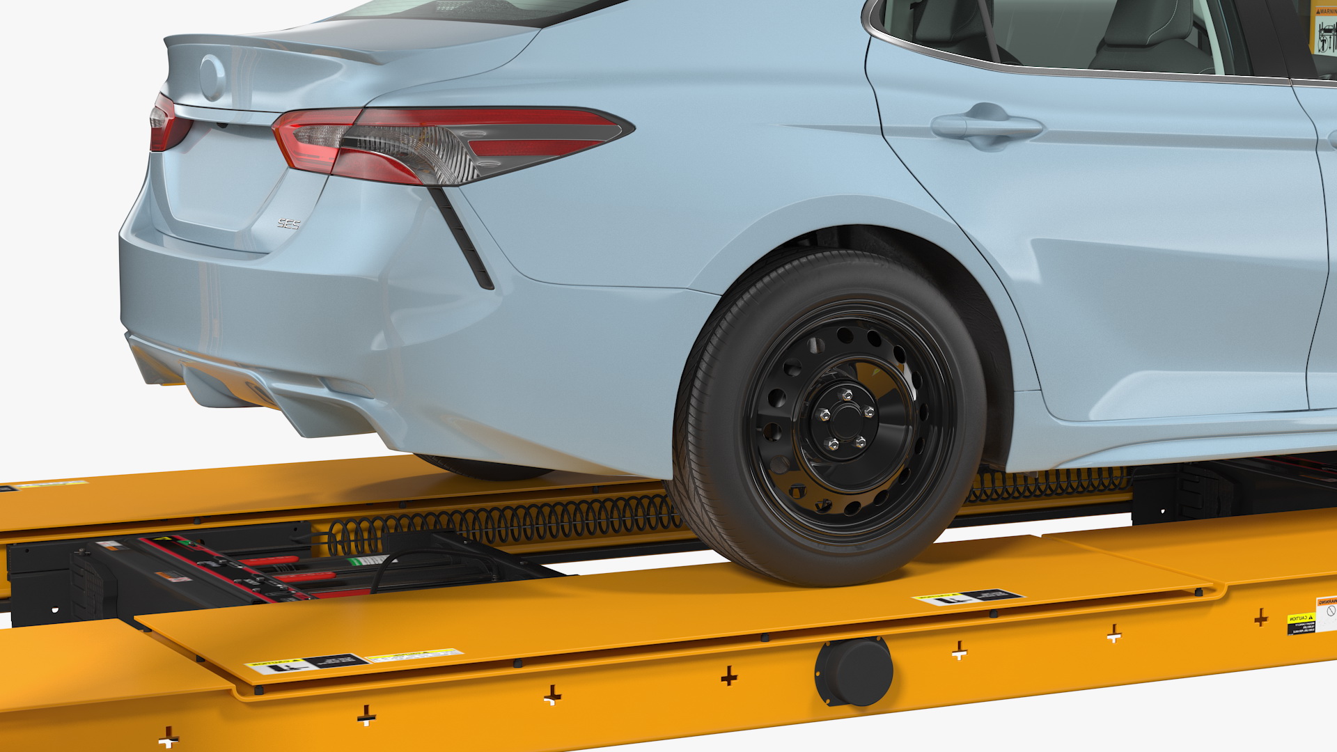 Wheel Alignment Equipment Generic with Car 3D
