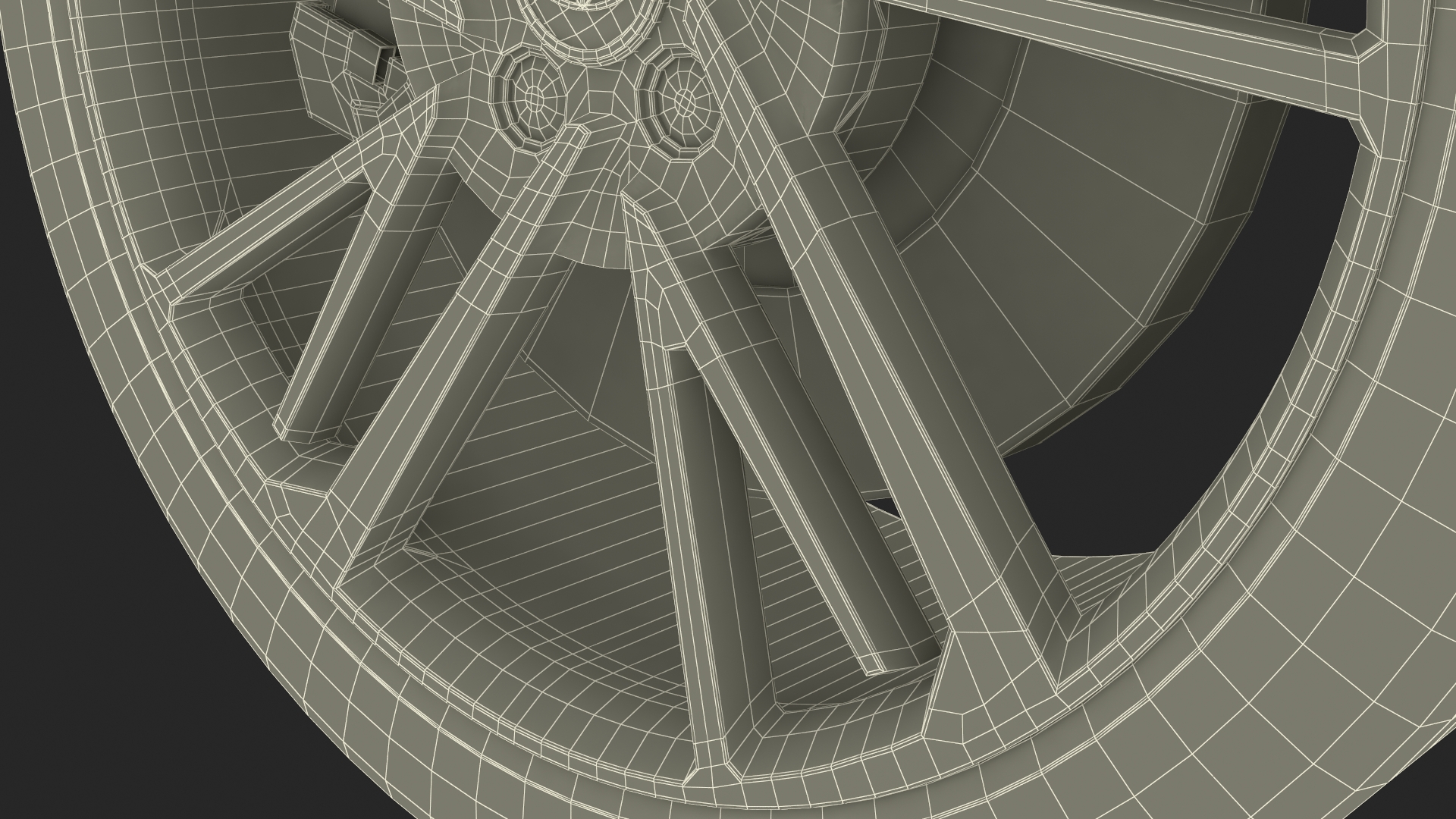 3D Toyota Camry Wheel model