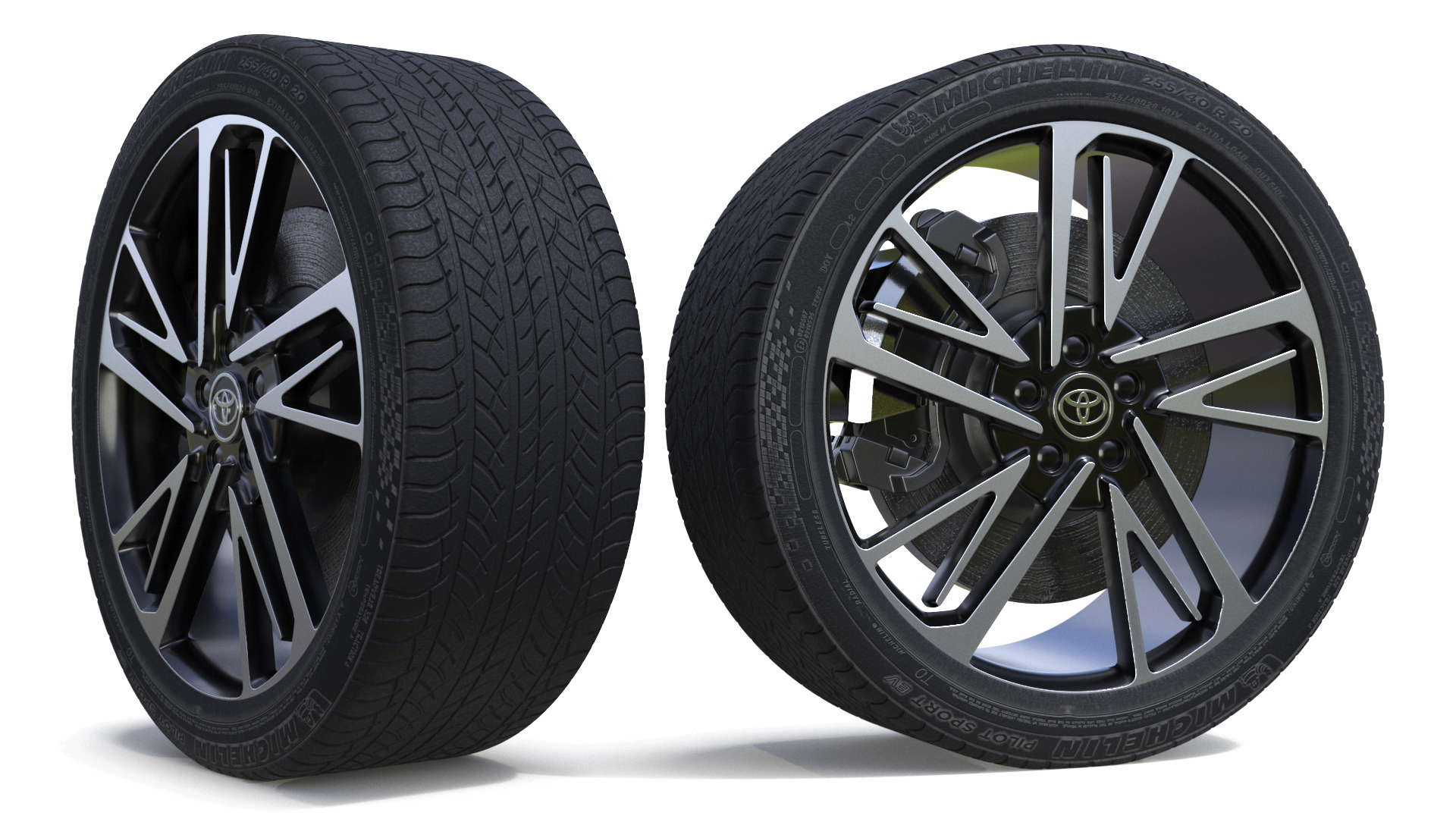 3D Toyota Camry Wheel model