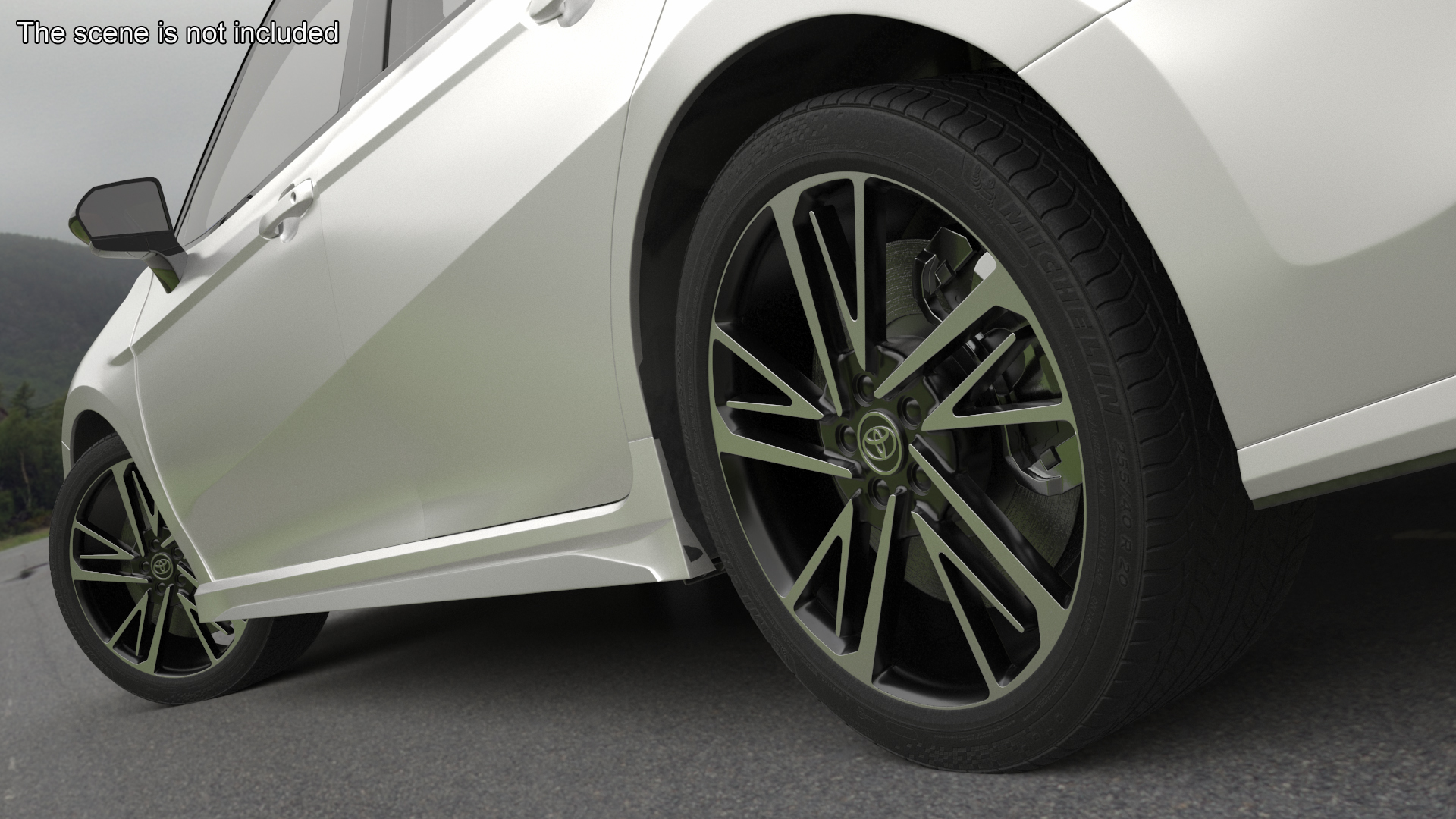 3D Toyota Camry Wheel model