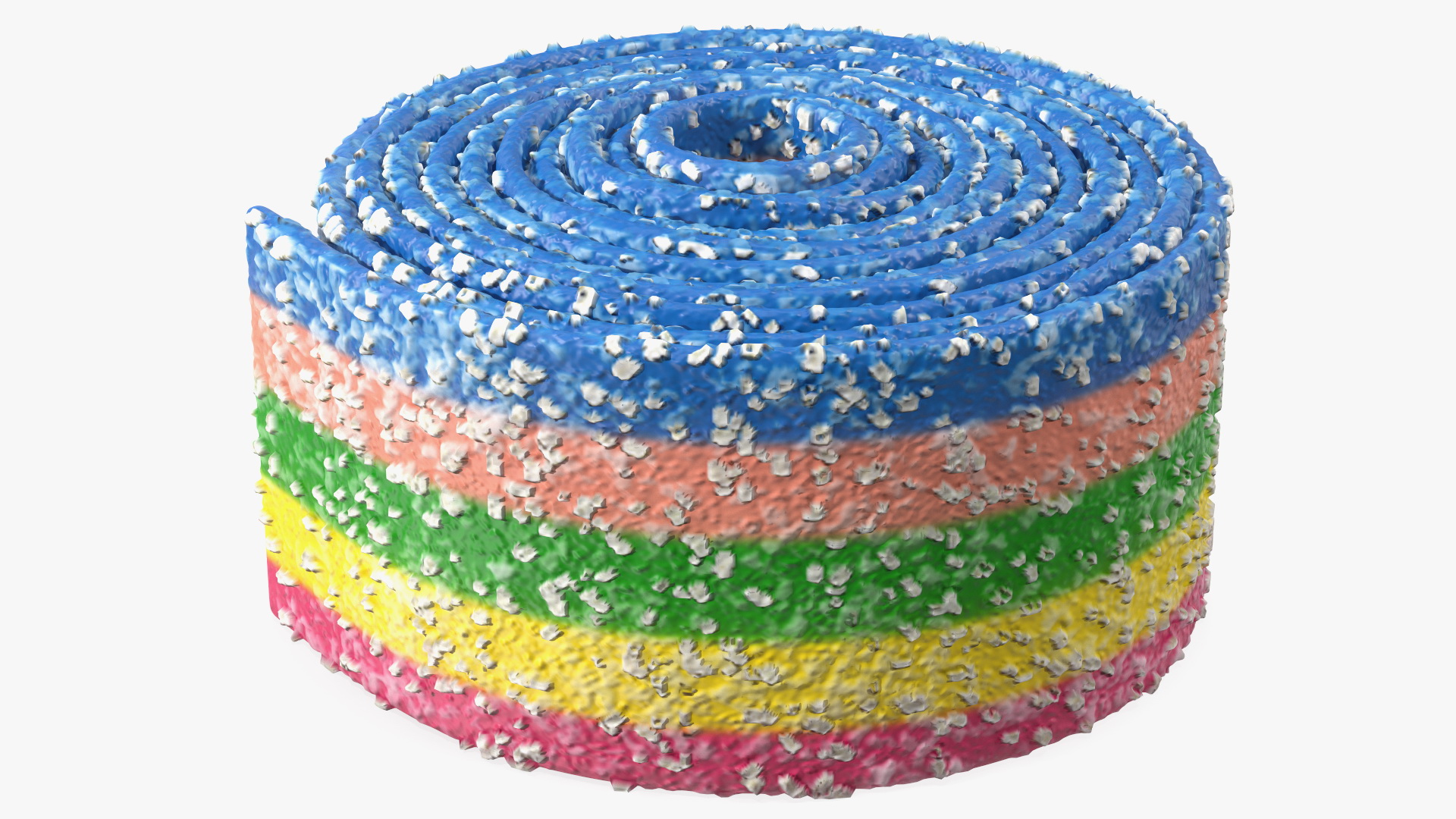 3D model Colorful Licorice Rolled Belt Candy