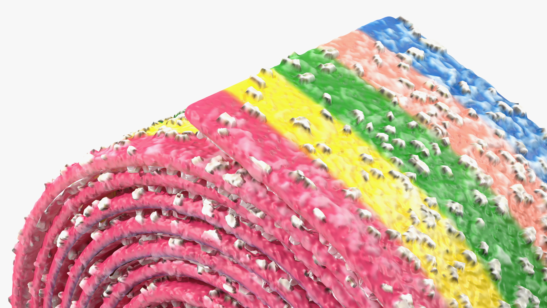 3D model Colorful Licorice Rolled Belt Candy