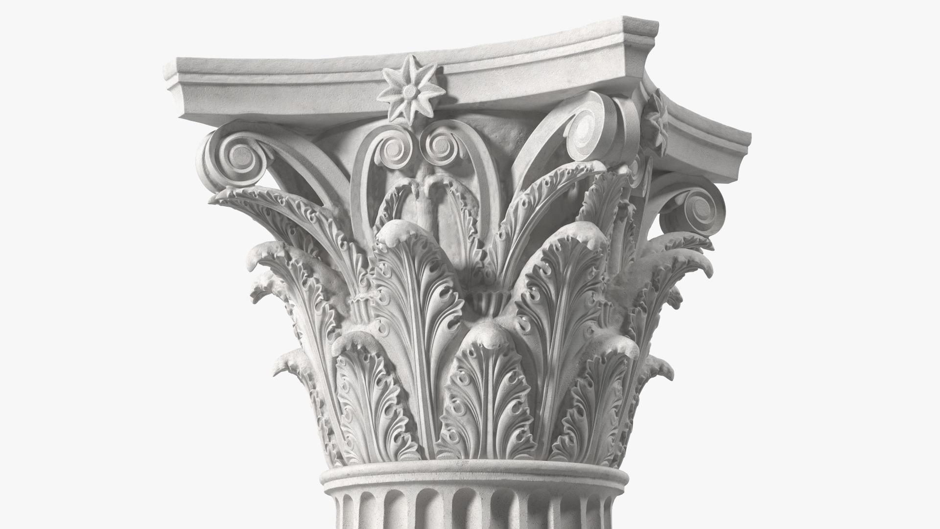 3D model Antique Corinthian Column