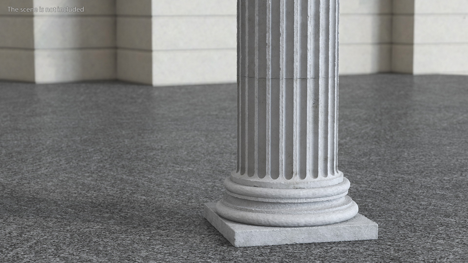 3D model Antique Corinthian Column