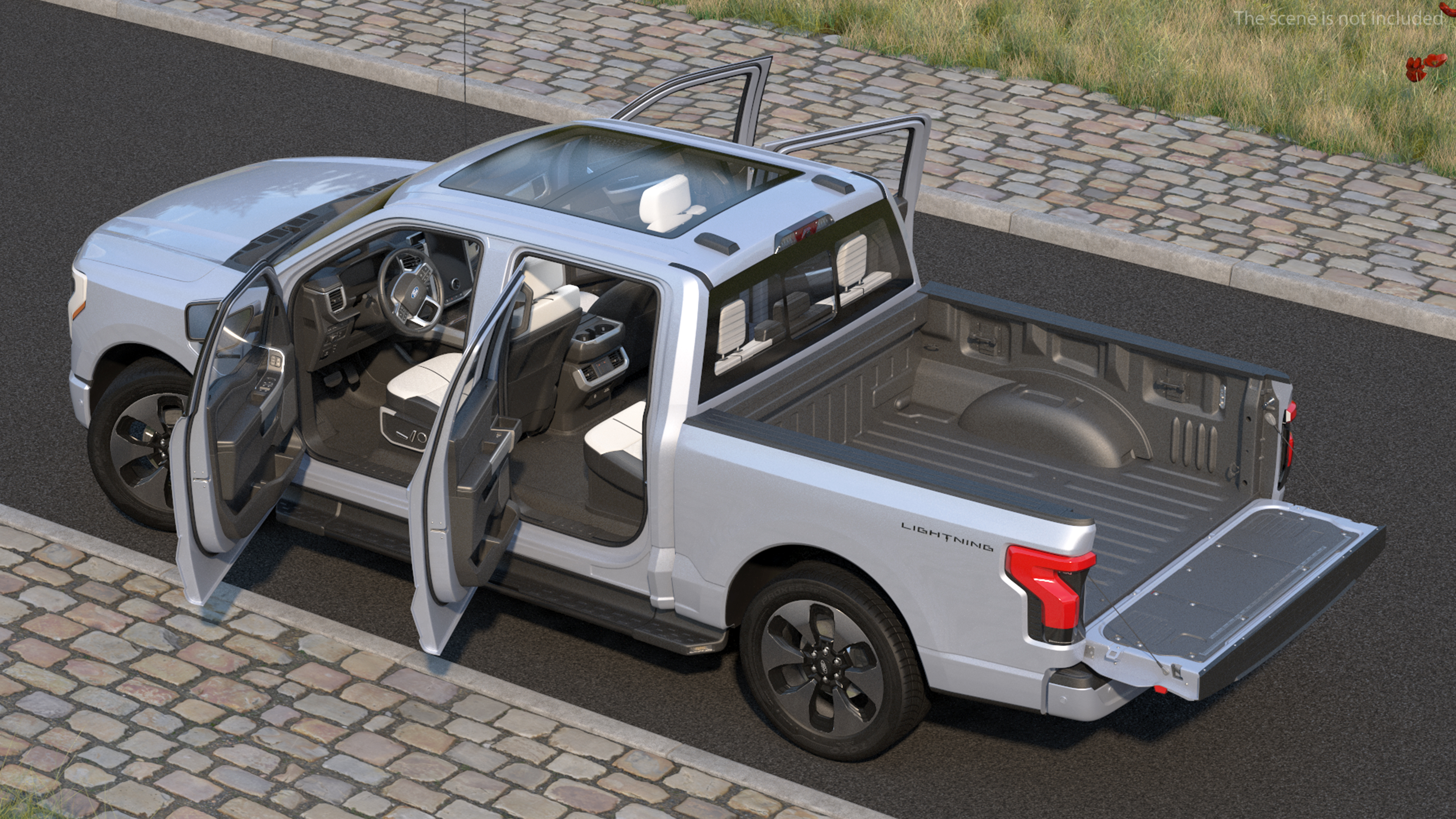 Ford F-150 Lightning Rigged 3D