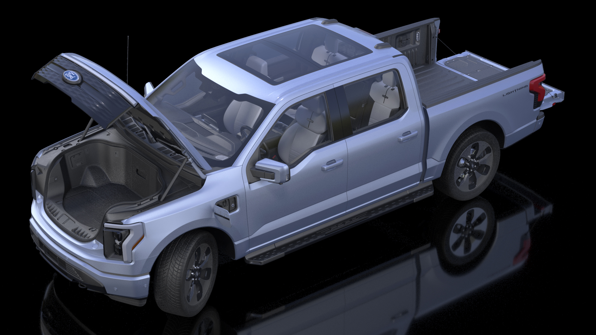 Ford F-150 Lightning Rigged 3D
