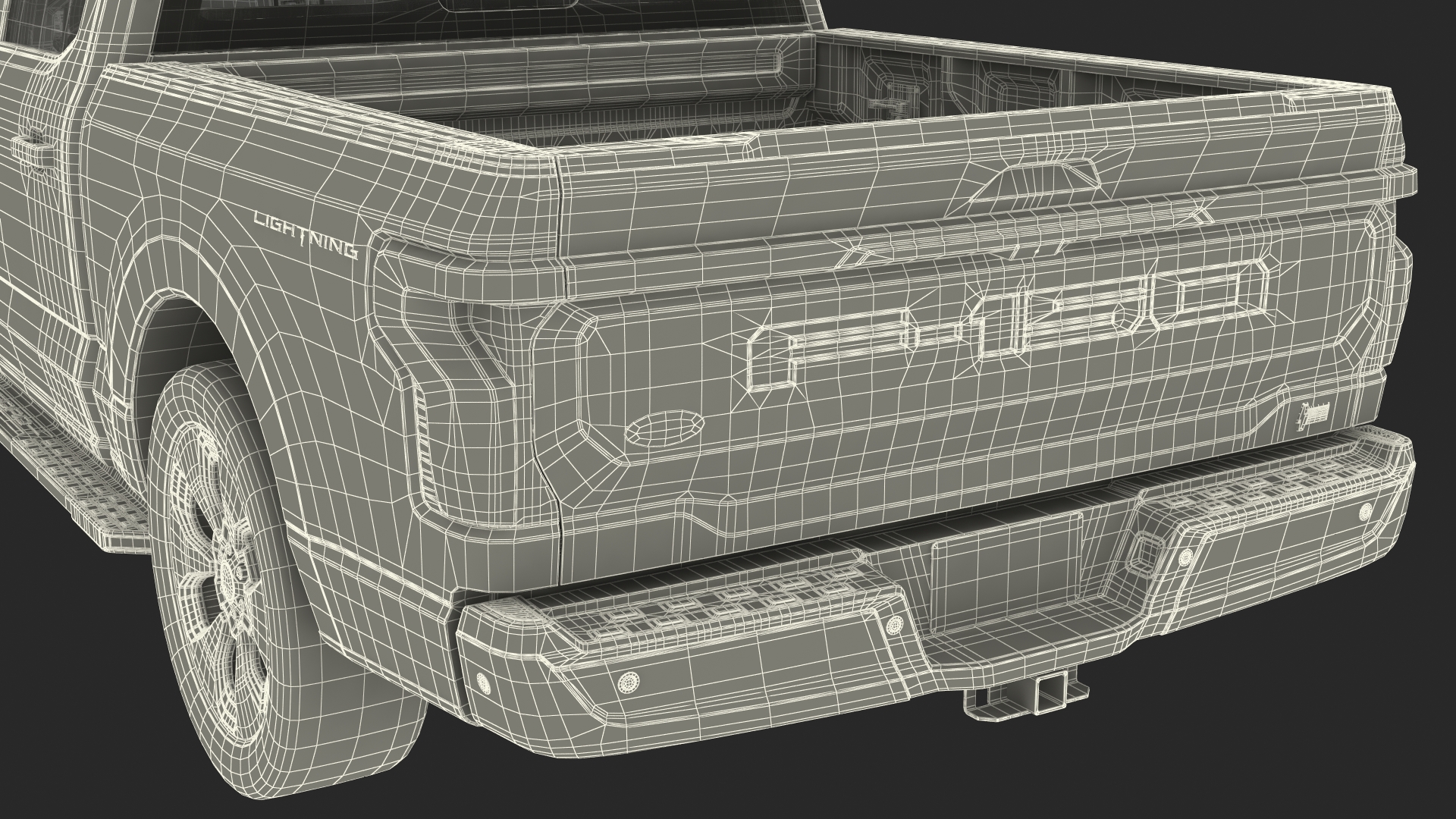 Ford F-150 Lightning Rigged 3D