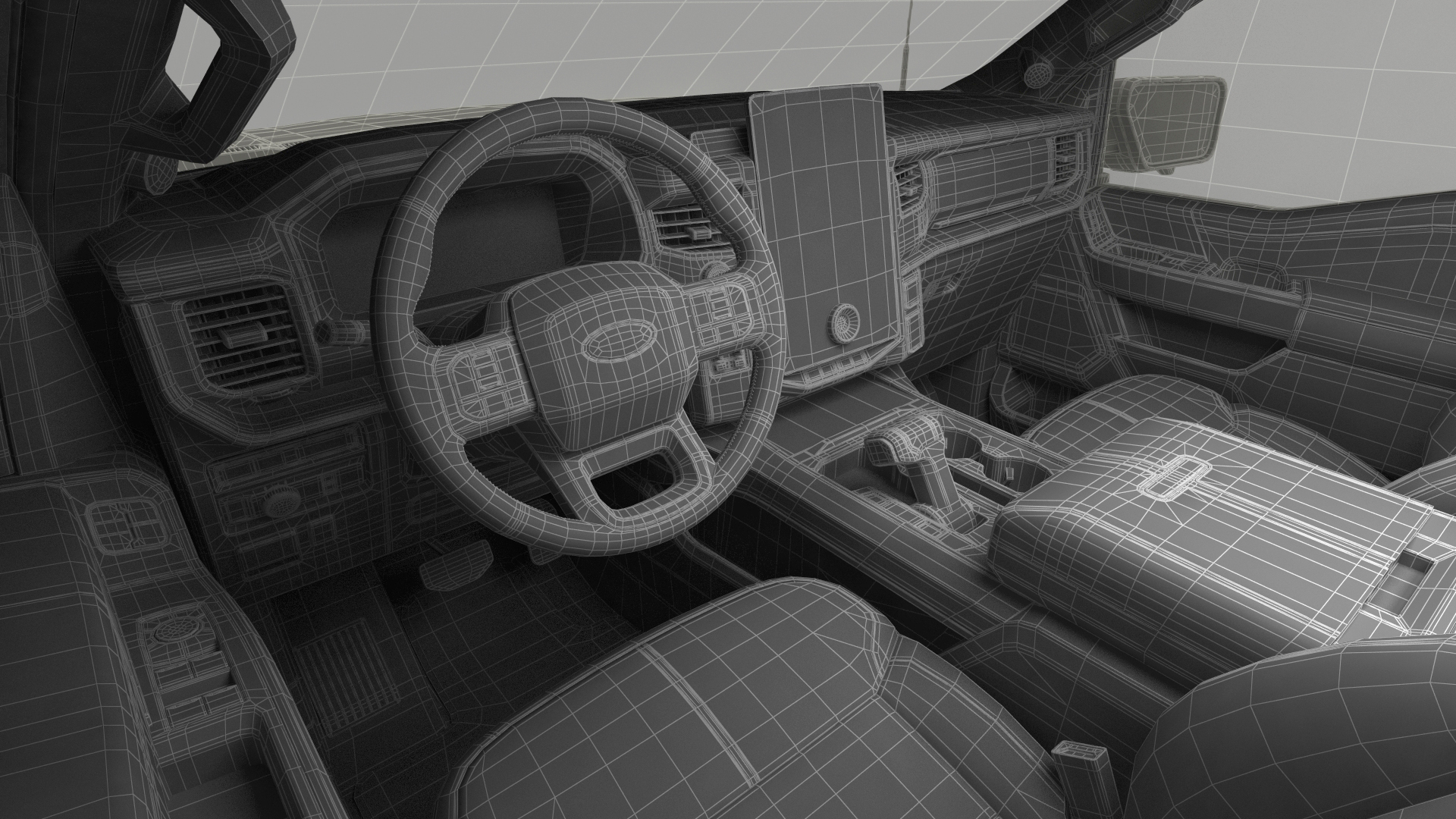 Ford F-150 Lightning Rigged 3D