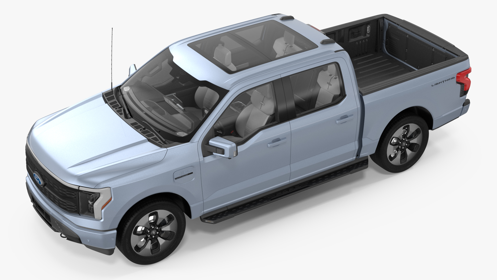 Ford F-150 Lightning Rigged 3D