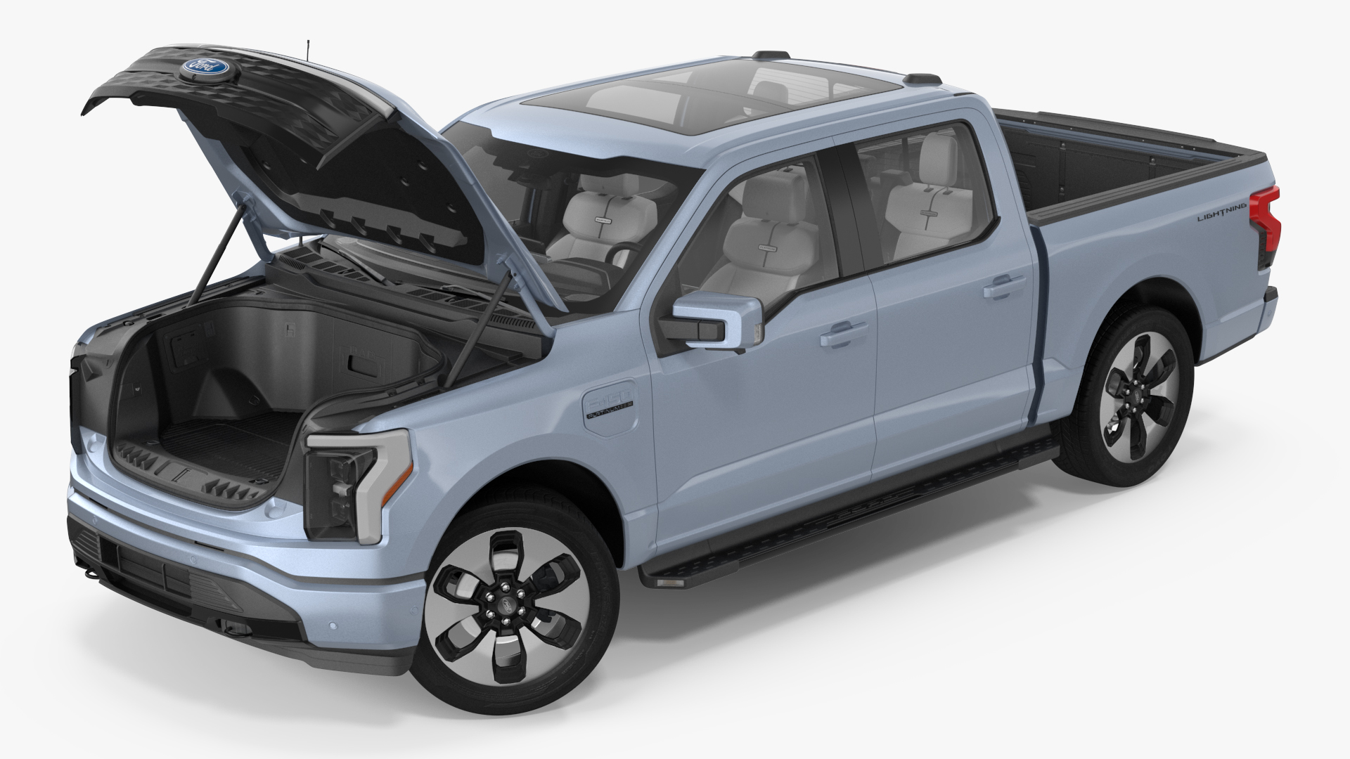 Ford F-150 Lightning Rigged 3D