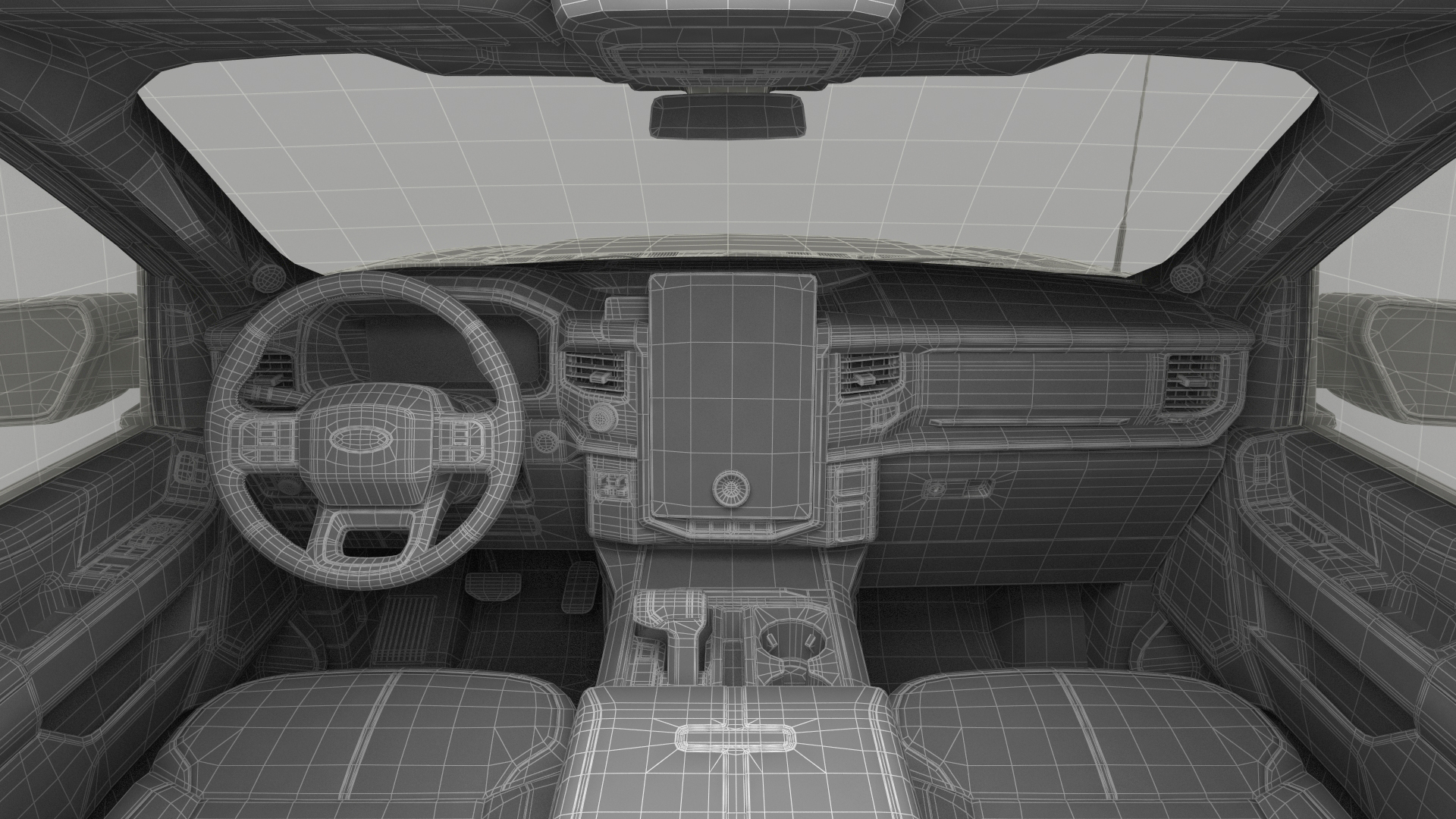 Ford F-150 Lightning Rigged 3D