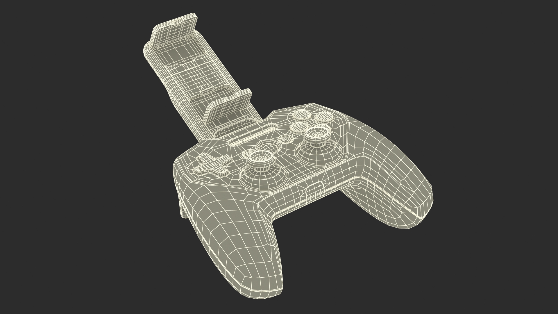 SteelSeries Mobile Gaming Controller With Smartphone Holder 3D model