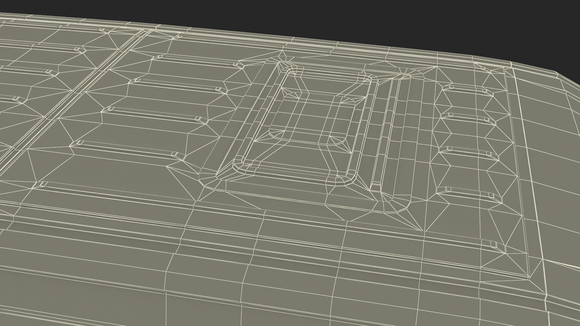 3D Long Van Generic Orange Colored