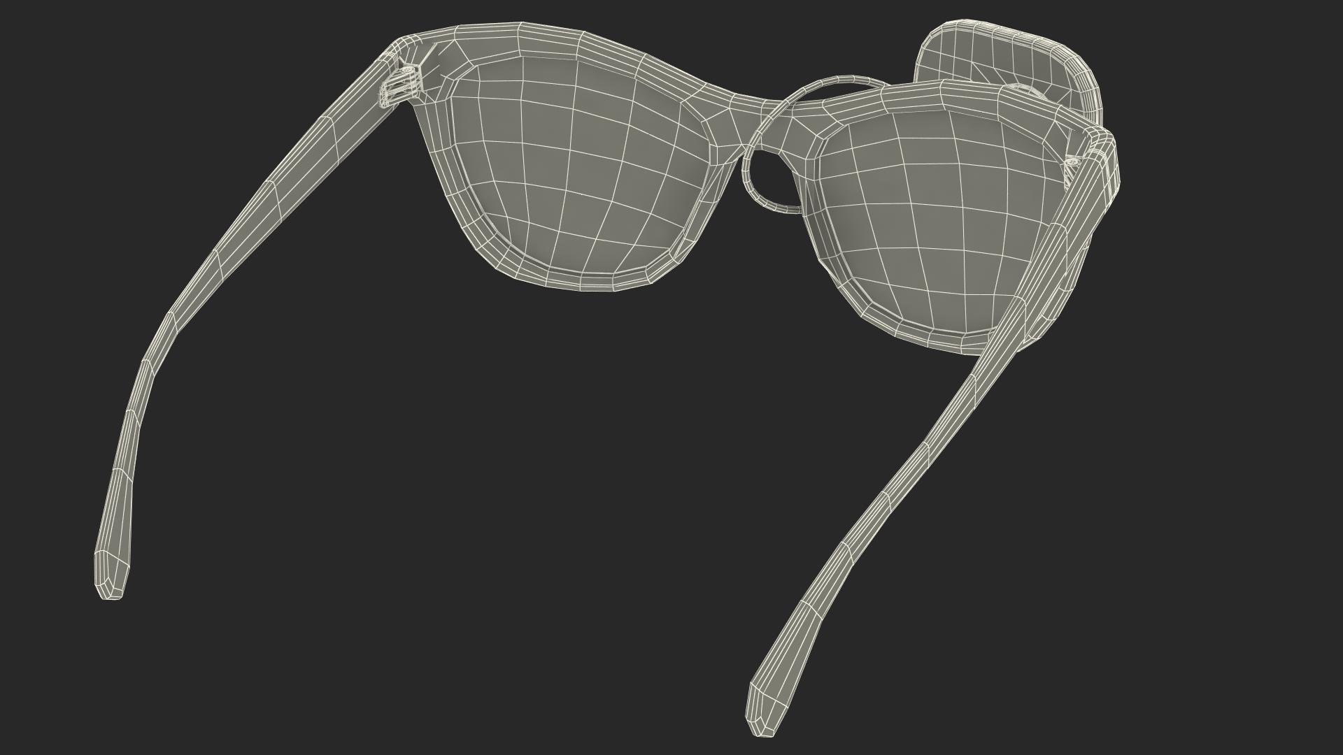3D model Glasses With Security Tag