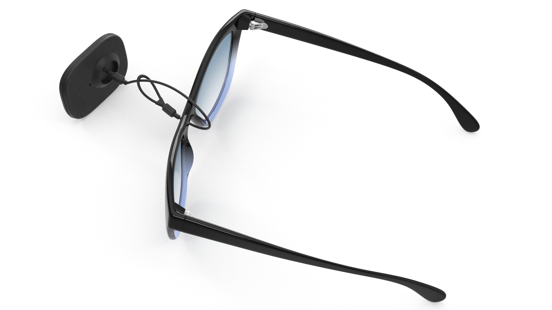 3D model Glasses With Security Tag