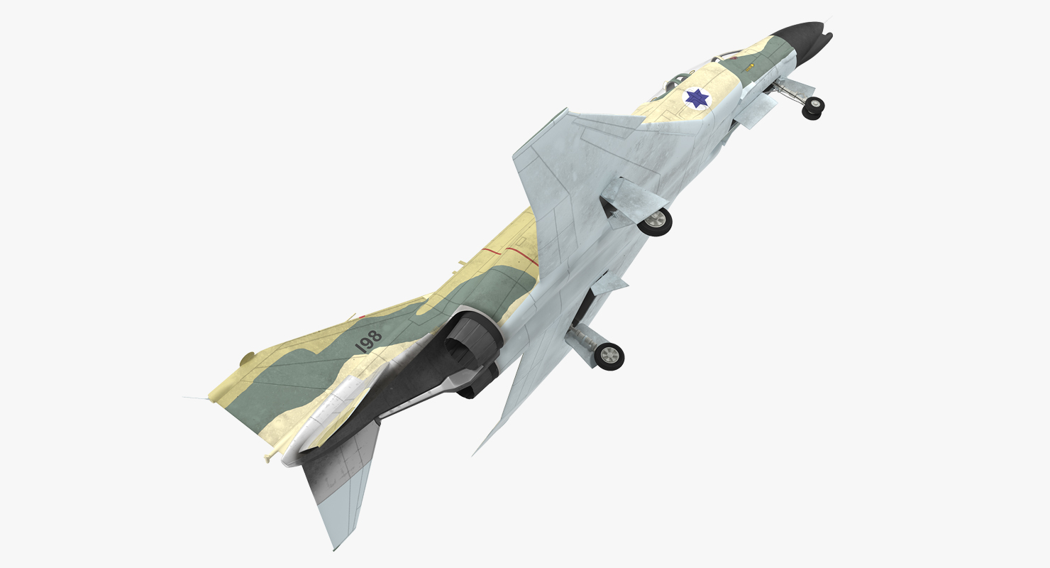 F 4E Kurnass Israeli Air Force 2 3D