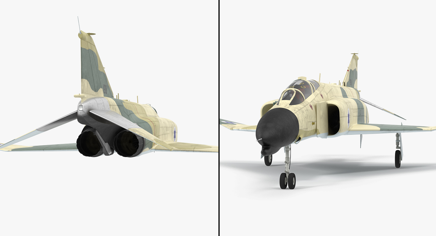 F 4E Kurnass Israeli Air Force 2 3D