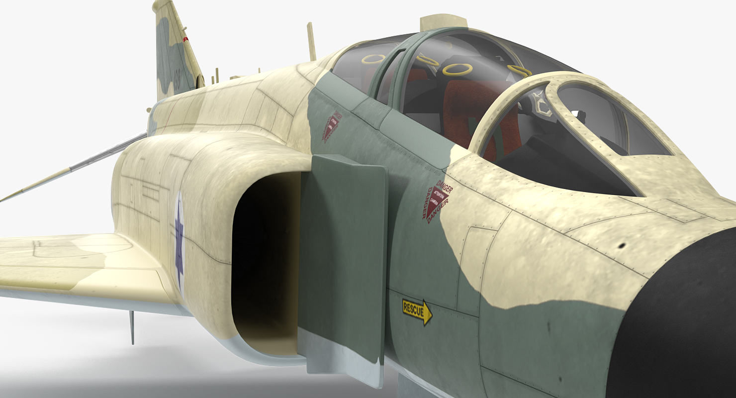 F 4E Kurnass Israeli Air Force 2 3D
