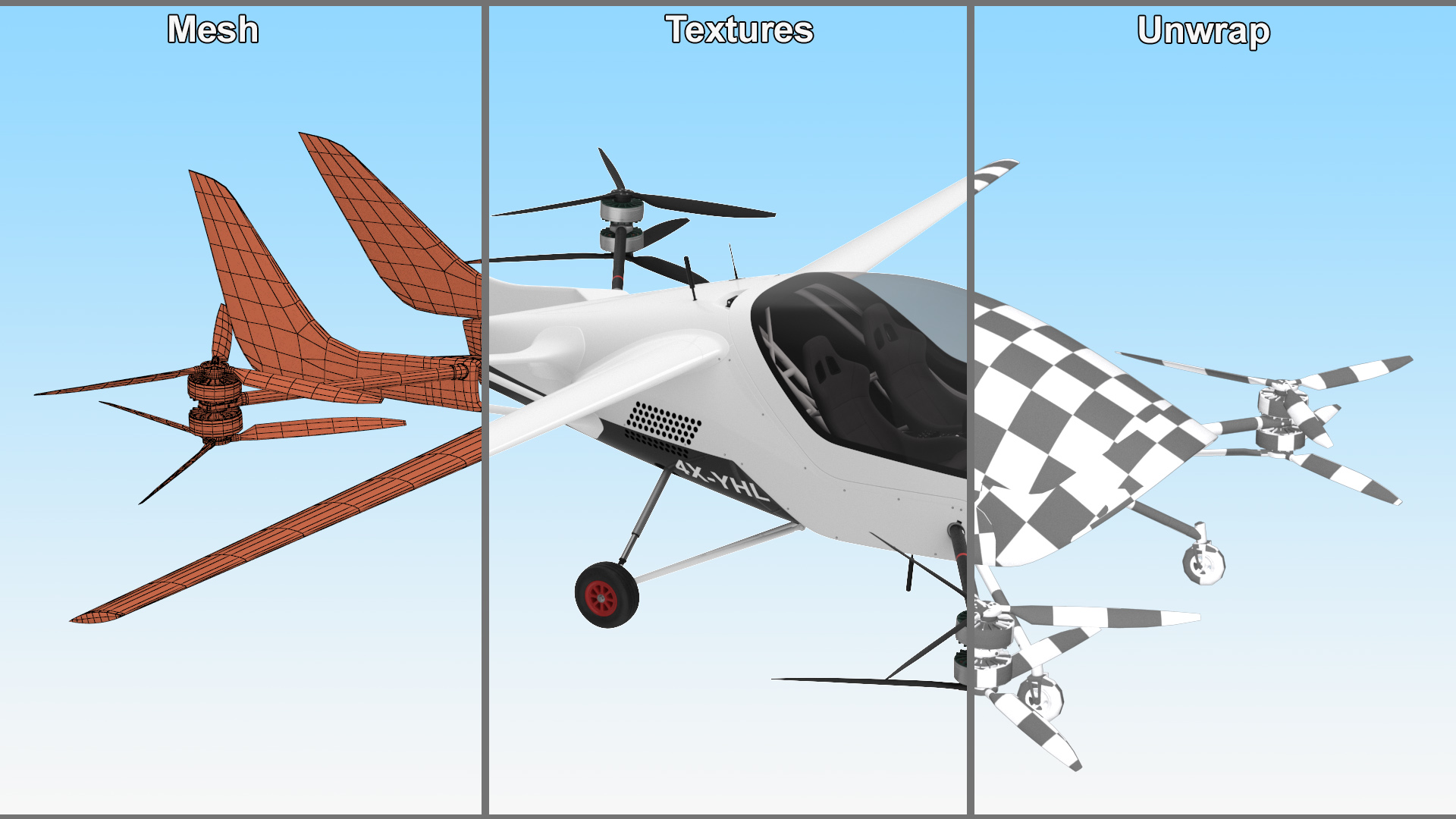 3D model Air Taxi Landing Pad