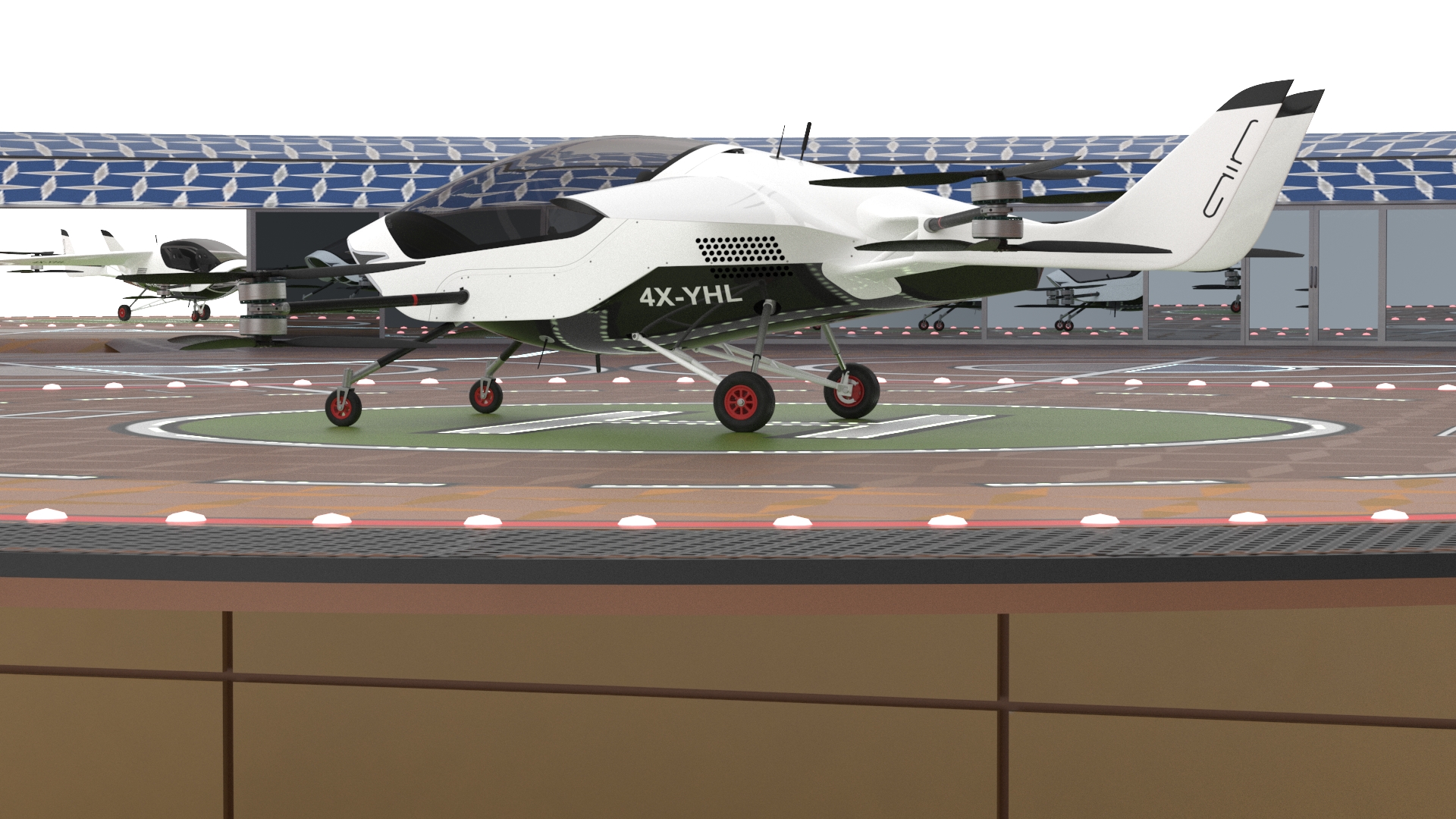 3D model Air Taxi Landing Pad