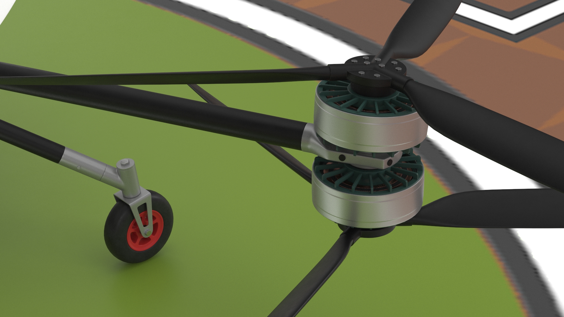 3D model Air Taxi Landing Pad