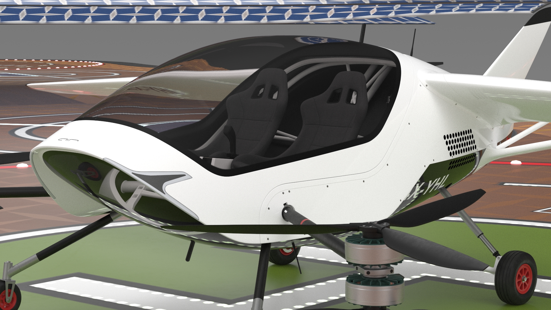 3D model Air Taxi Landing Pad