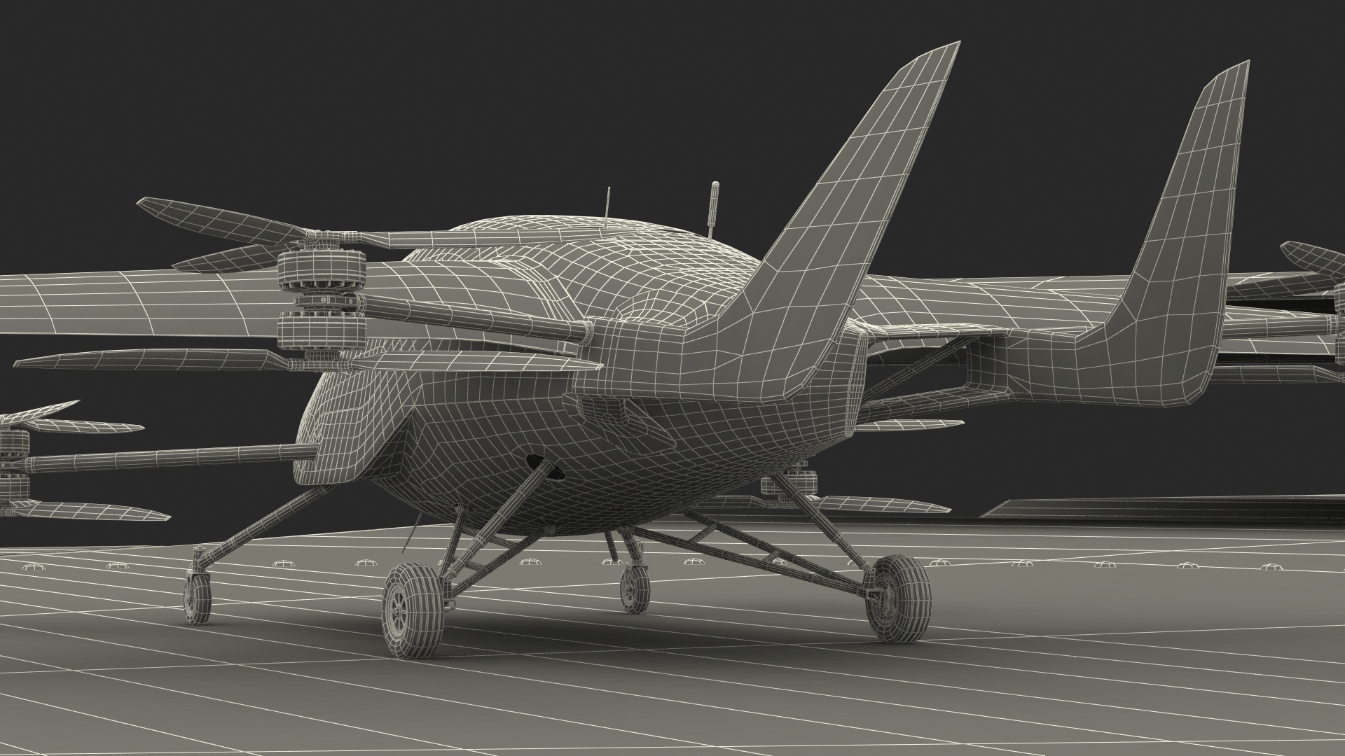 3D model Air Taxi Landing Pad