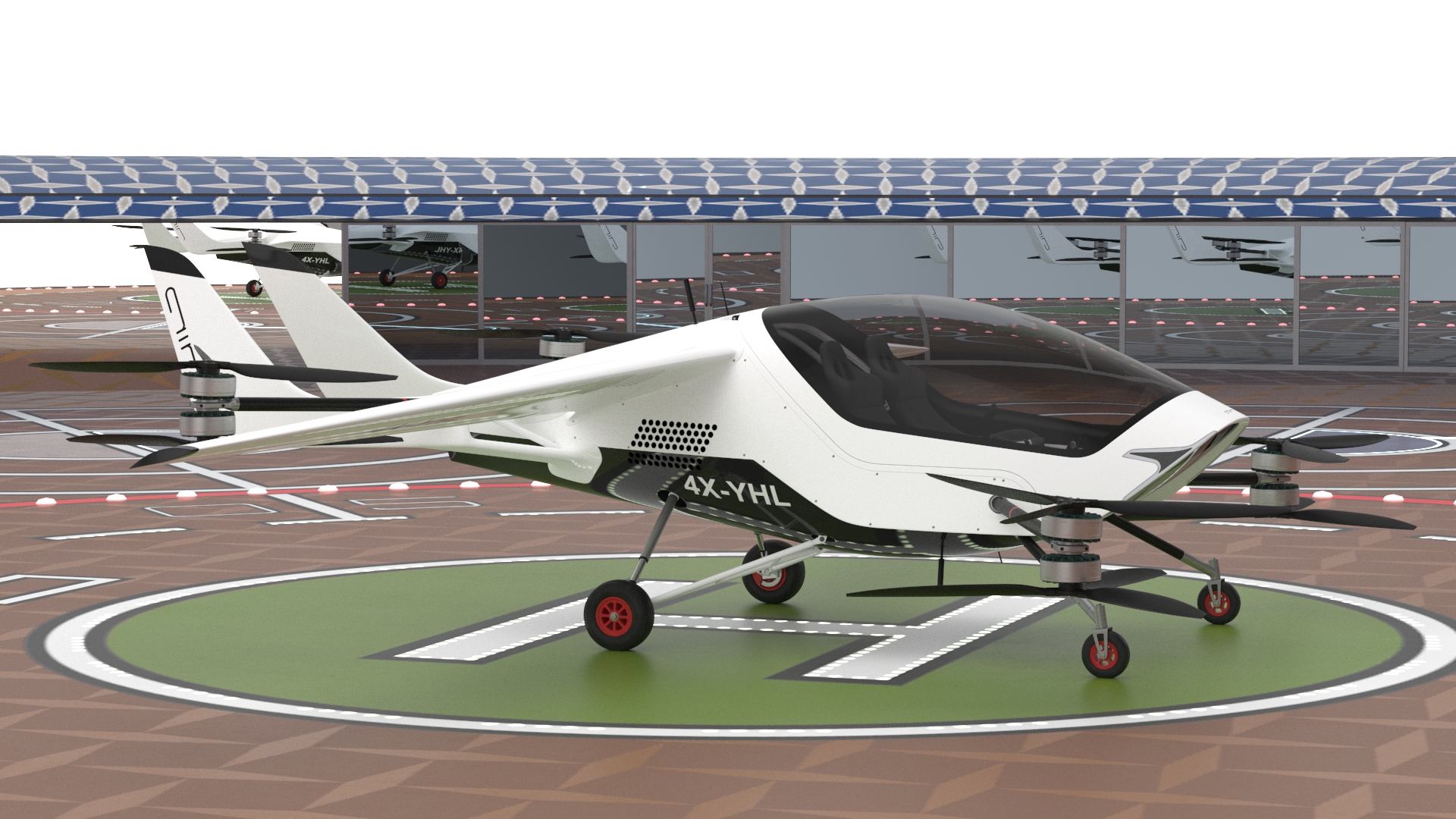 3D model Air Taxi Landing Pad