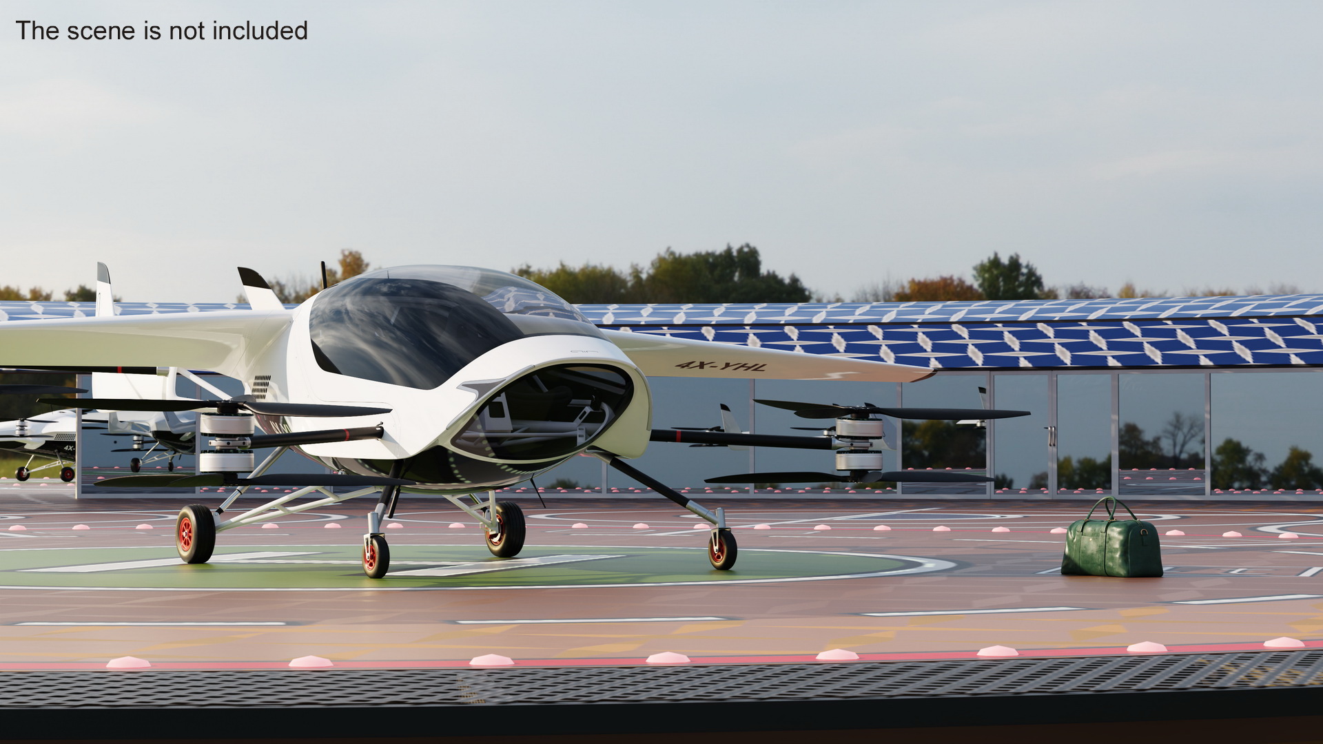 3D model Air Taxi Landing Pad