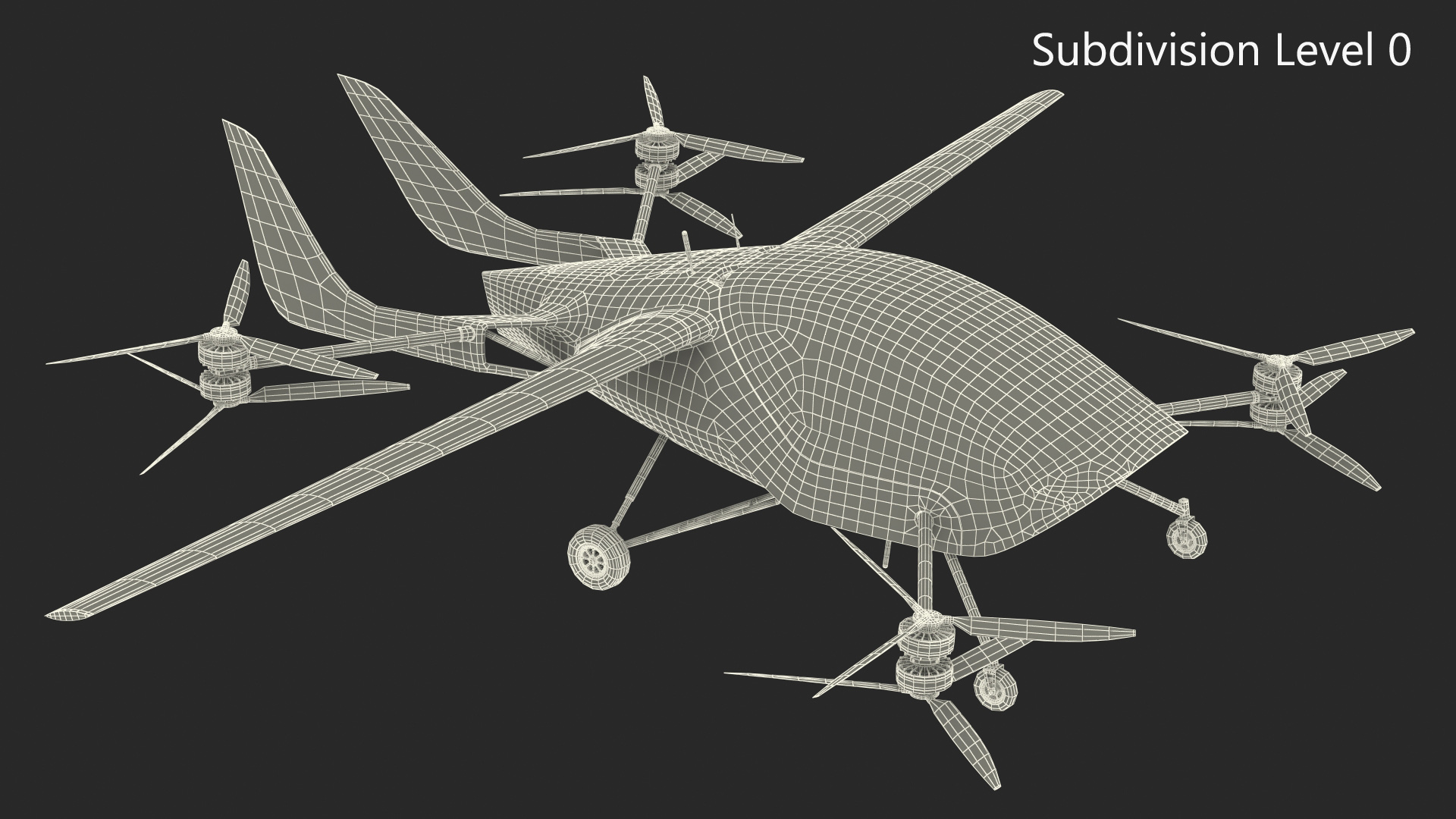 3D model Air Taxi Landing Pad