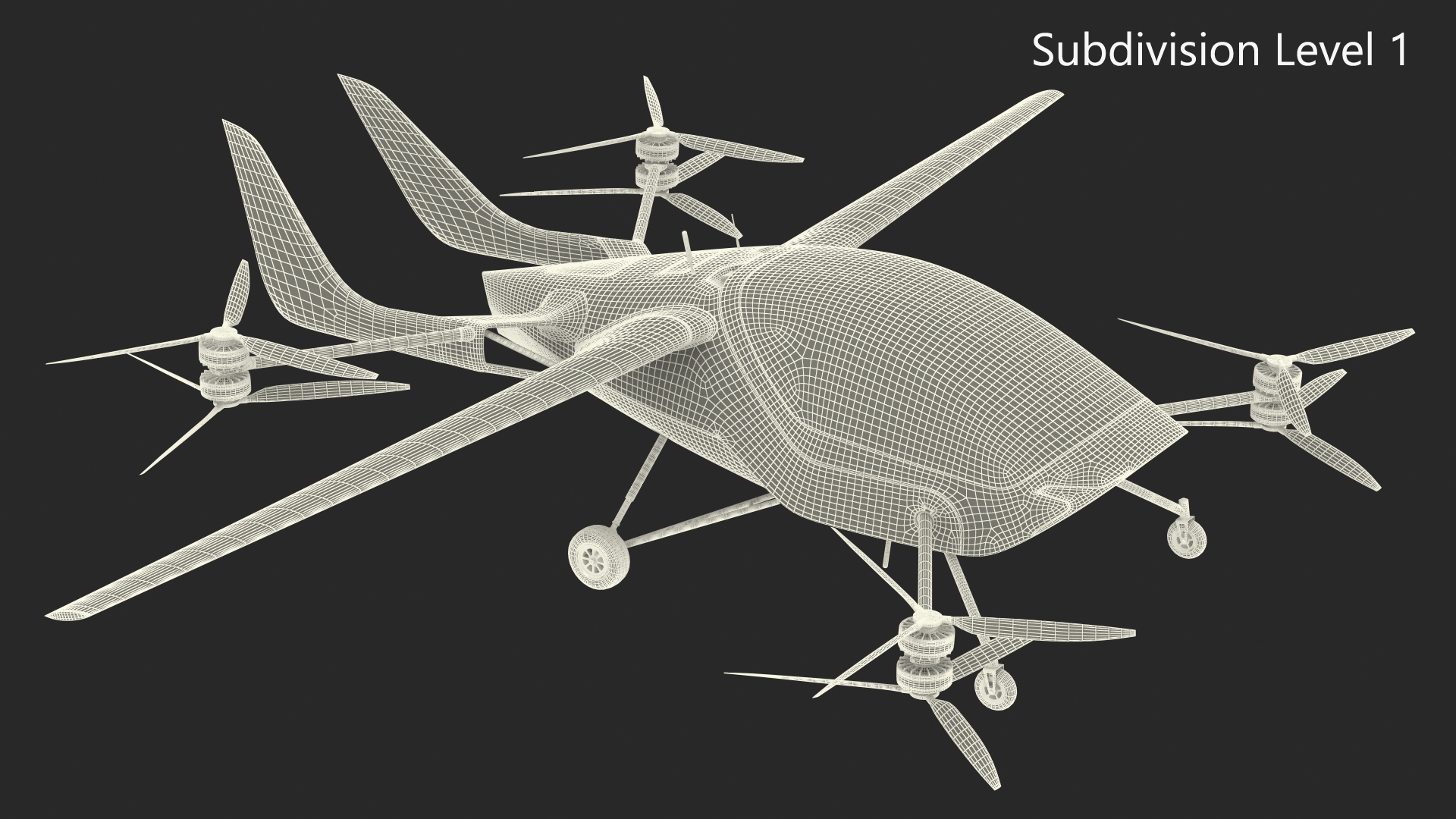 3D model Air Taxi Landing Pad