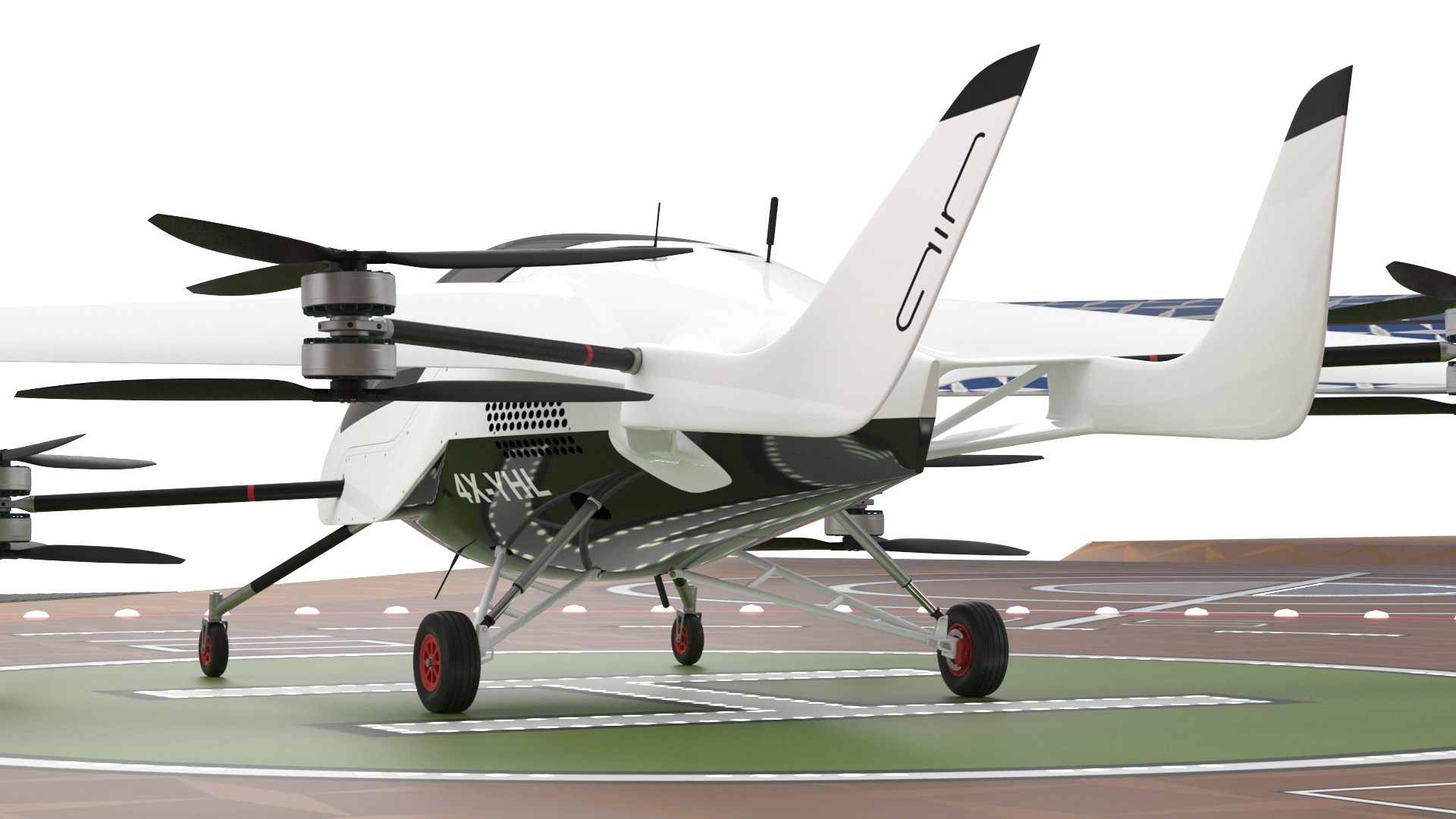 3D model Air Taxi Landing Pad