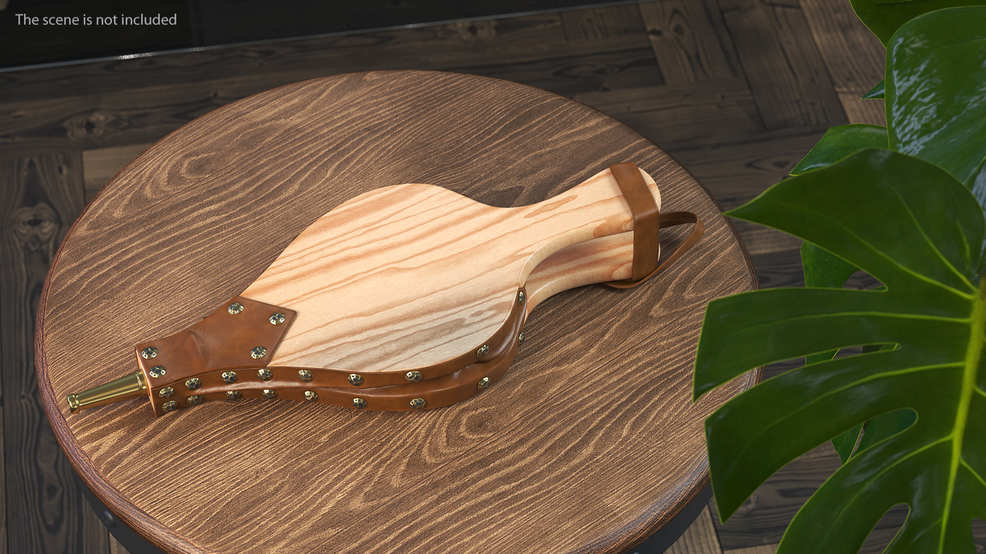 3D Vintage Manual Fireplace Blower