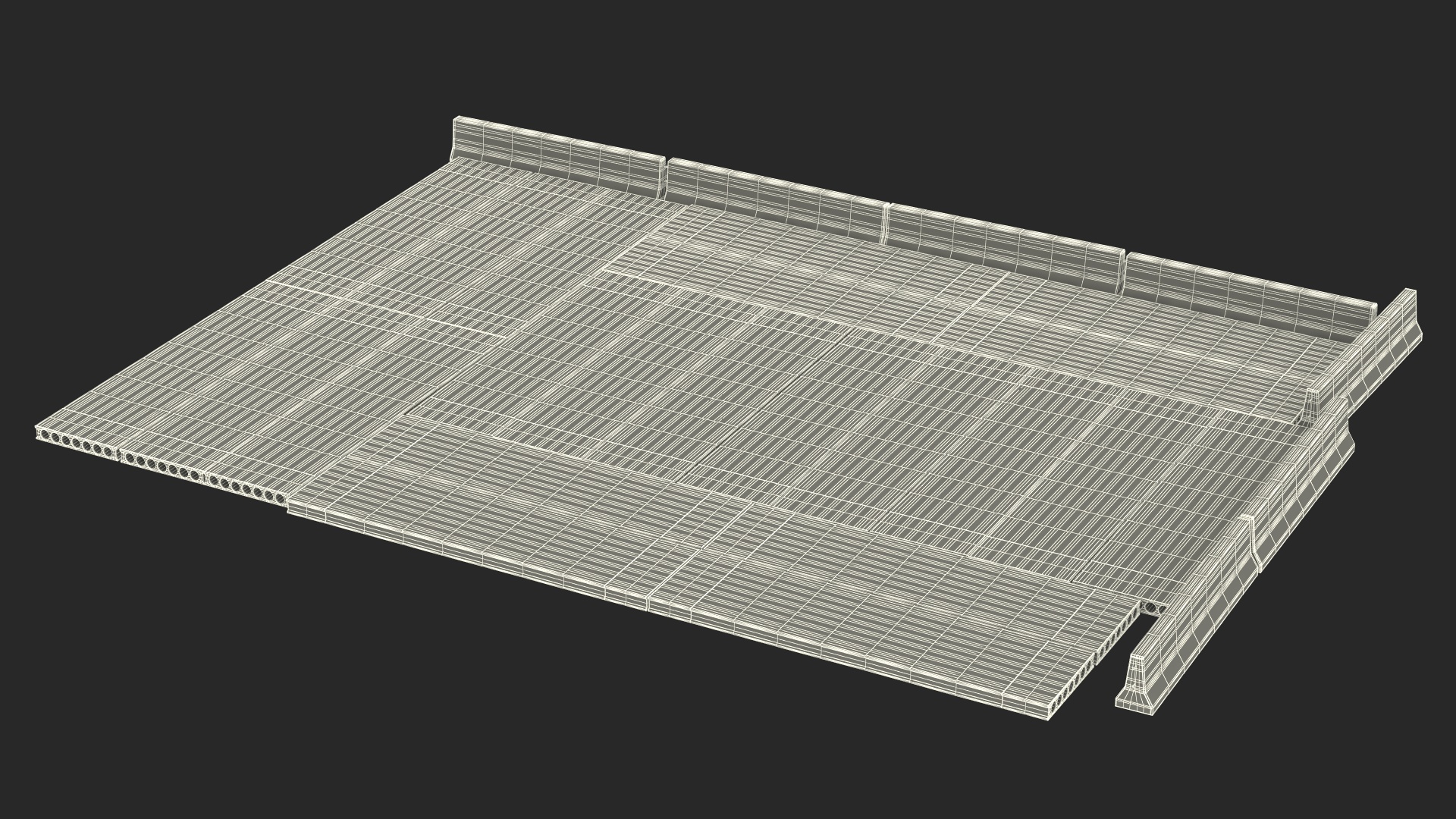 Large Pile of Construction Waste 3D