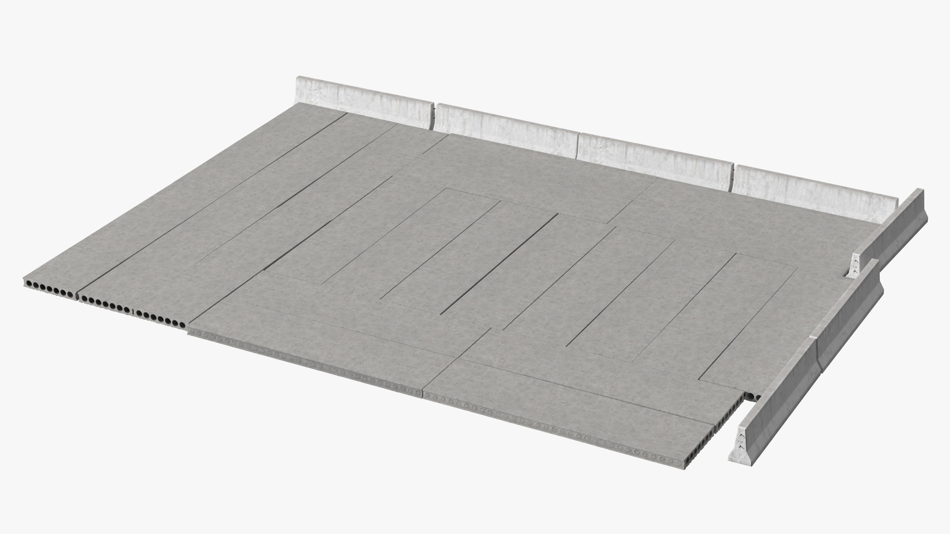 Large Pile of Construction Waste 3D
