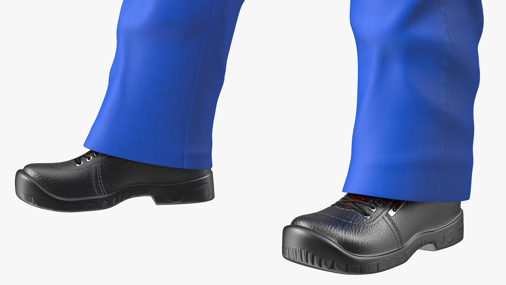 Light Skin Black Car Mechanic 3D model