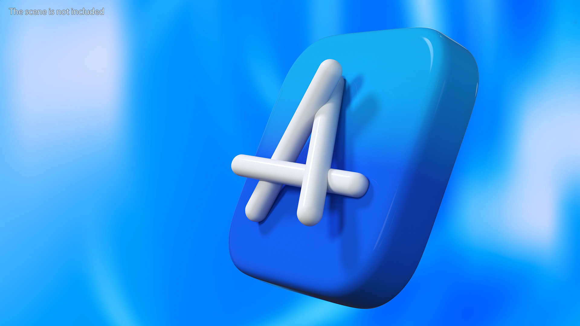 App Store Icon 3D model