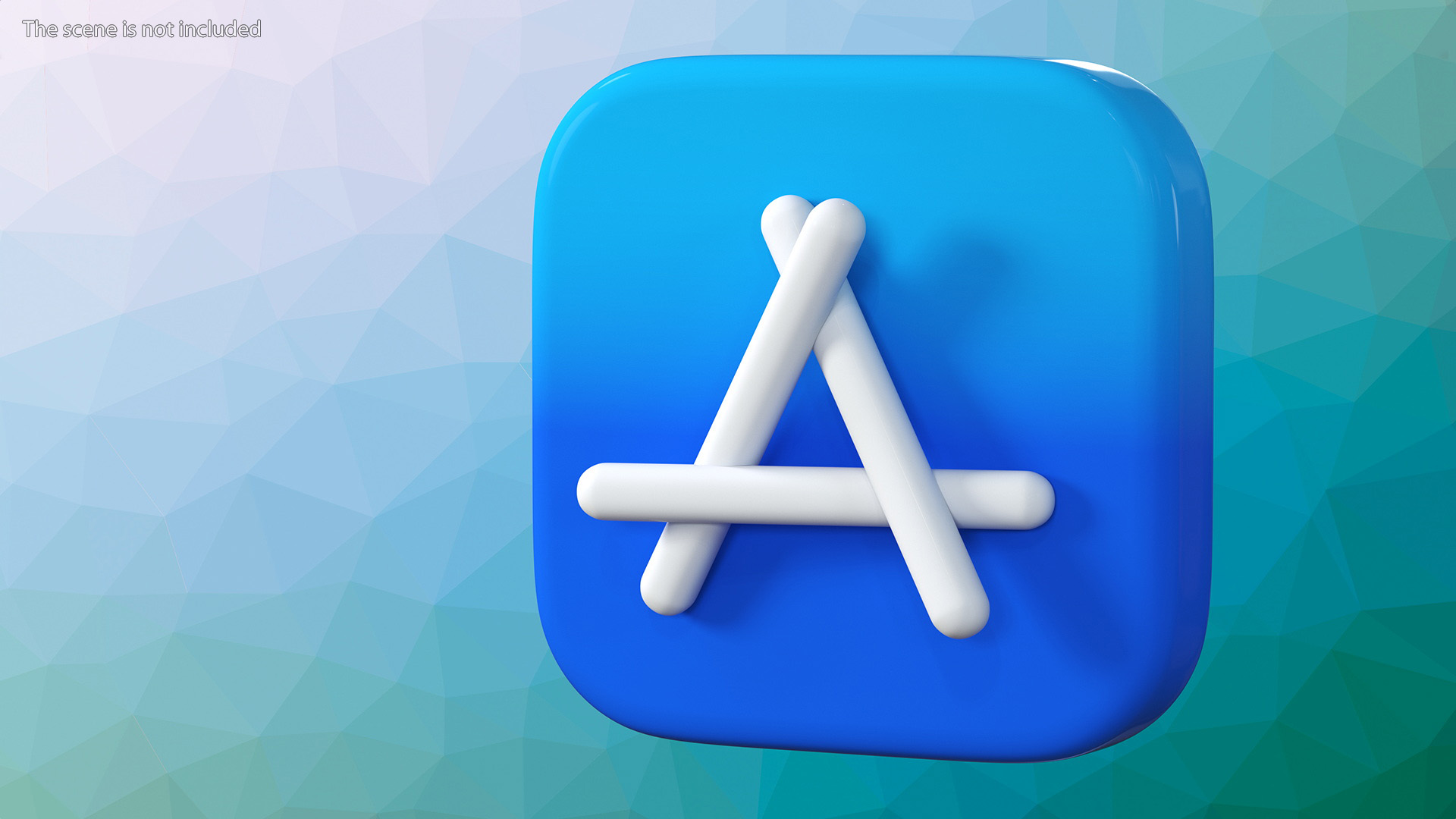 App Store Icon 3D model