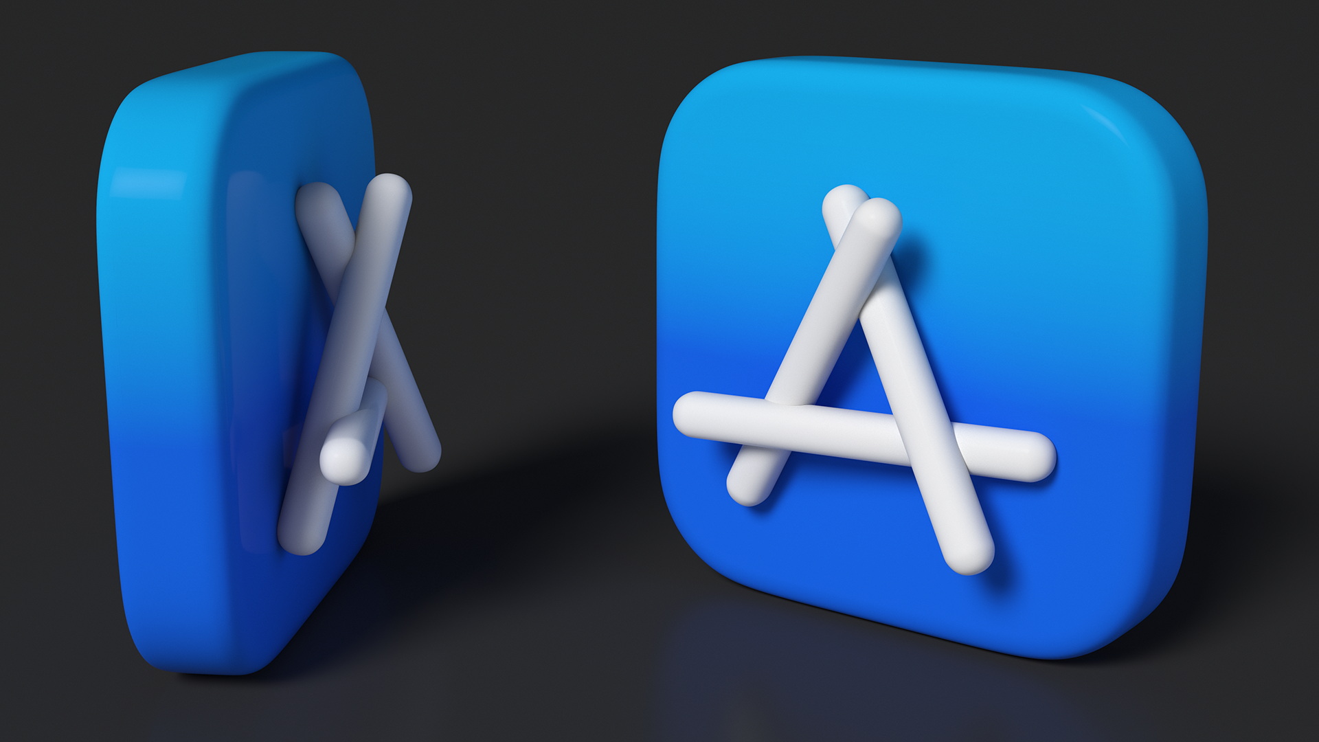 App Store Icon 3D model