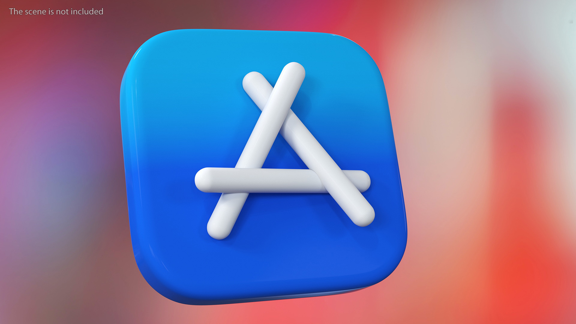 App Store Icon 3D model