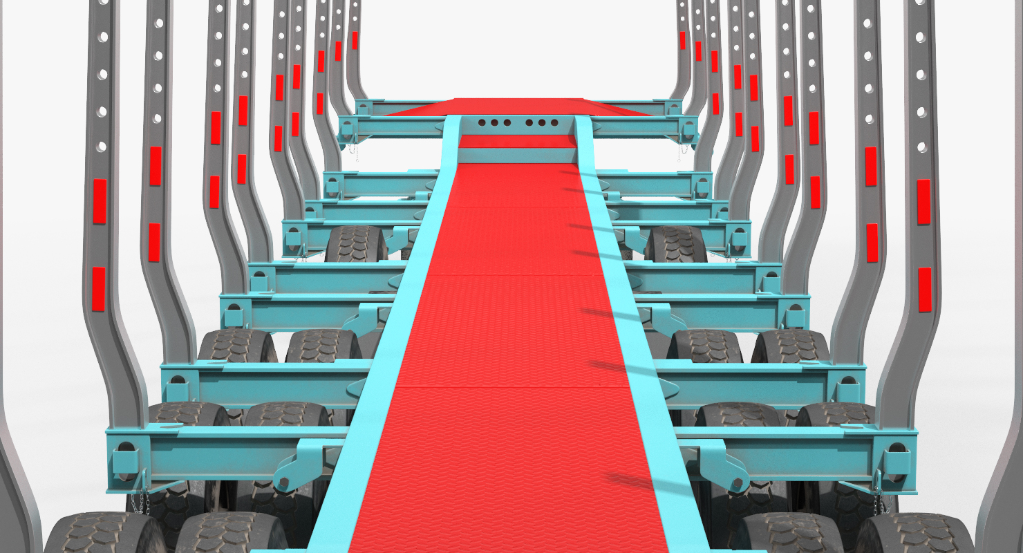 3D Logging Trailer Empty