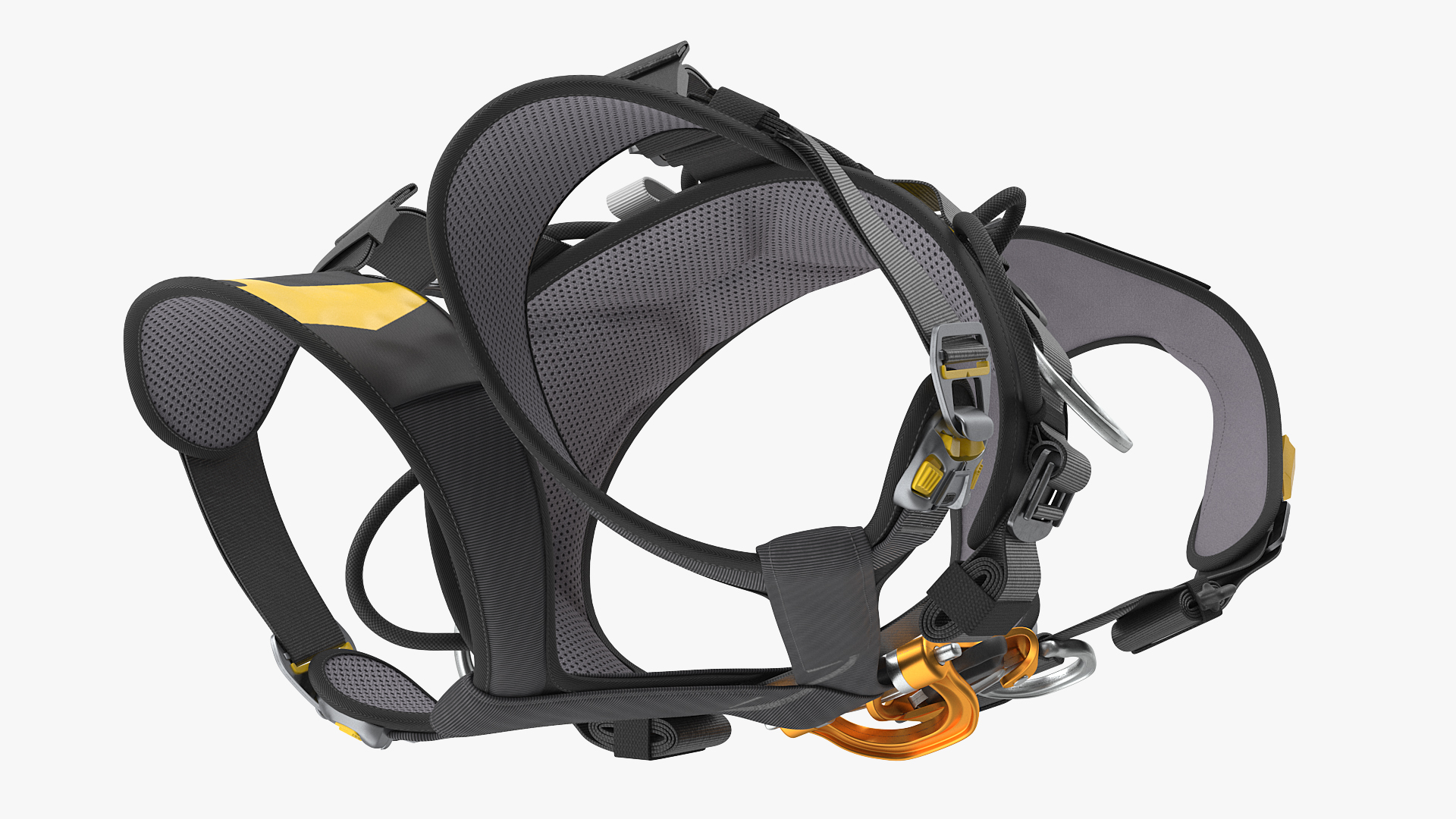 3D Petzl Astro Bod Fast Full Body Harness model