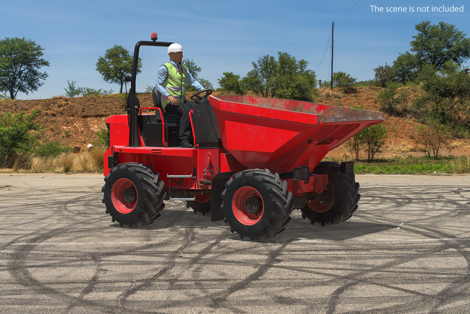 3D model Dumper Generic Dirty