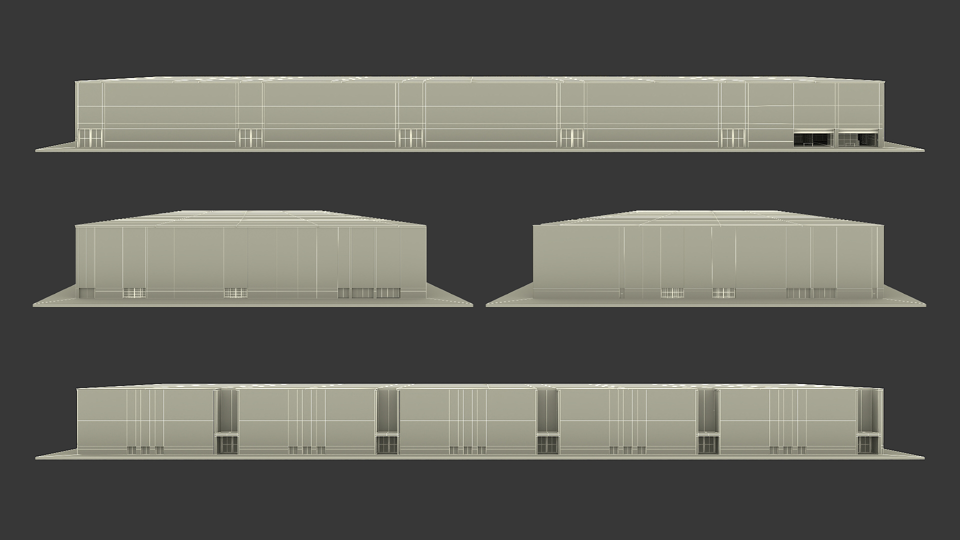 Office Cubicle Workspace 3D model