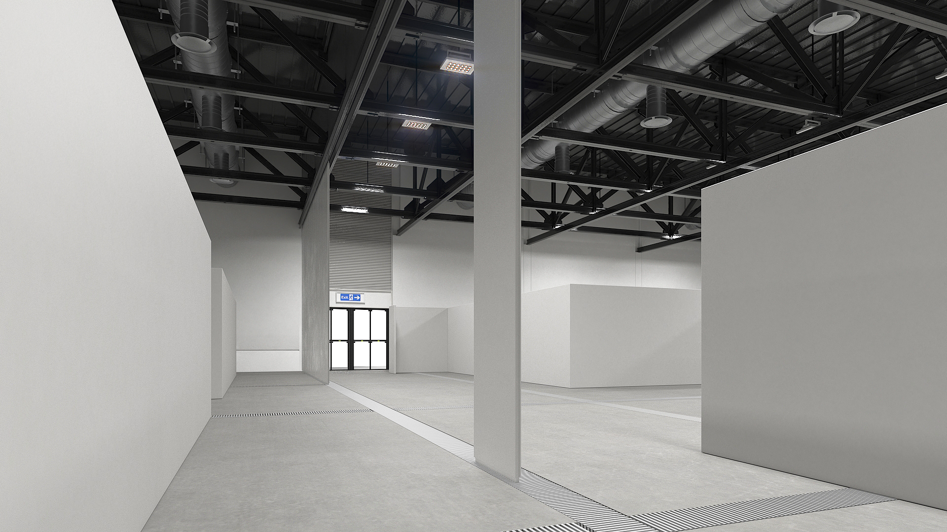 Office Cubicle Workspace 3D model