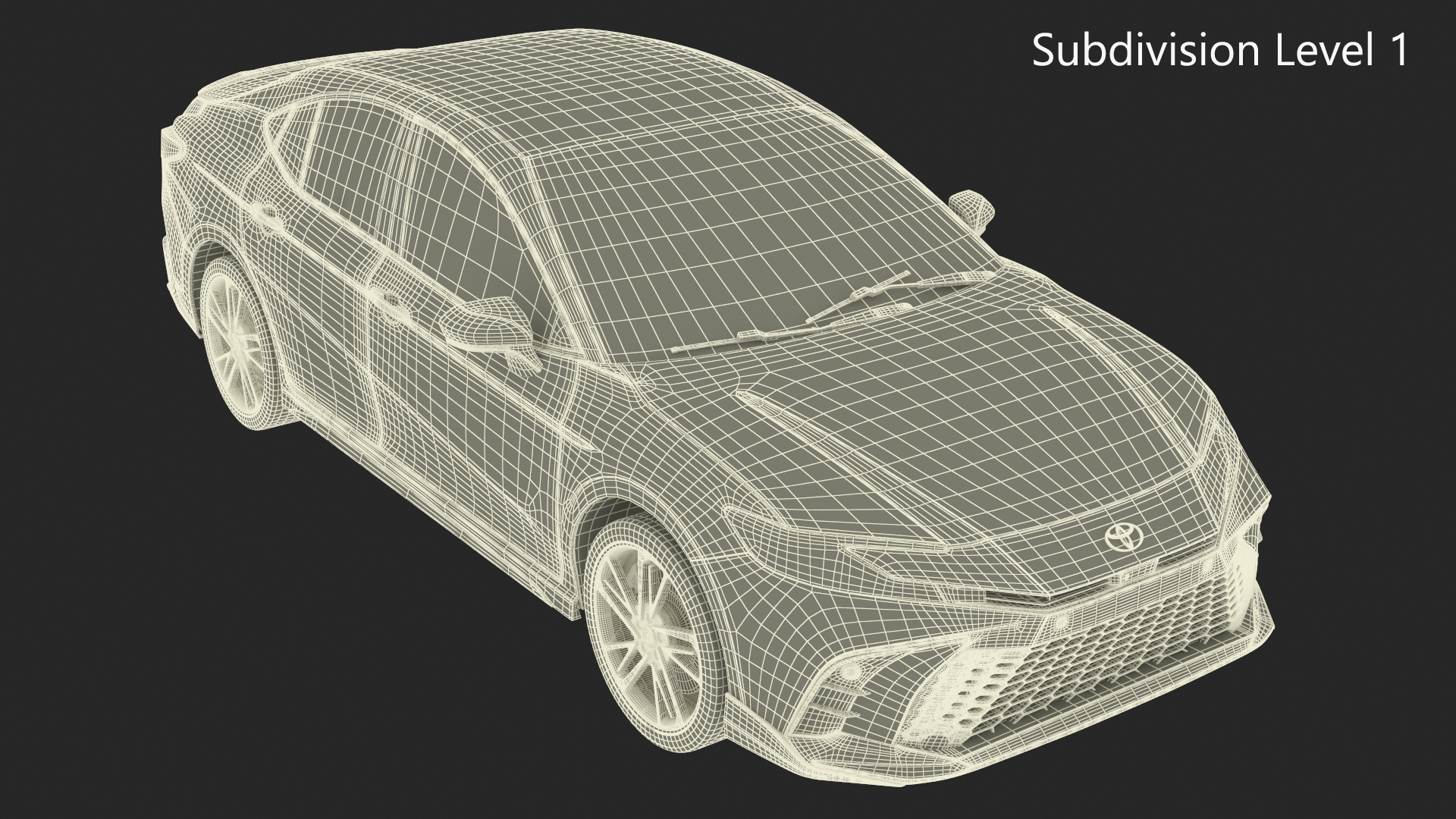3D model Toyota Camry 2025 Hybrid Celestial Silver Metallic