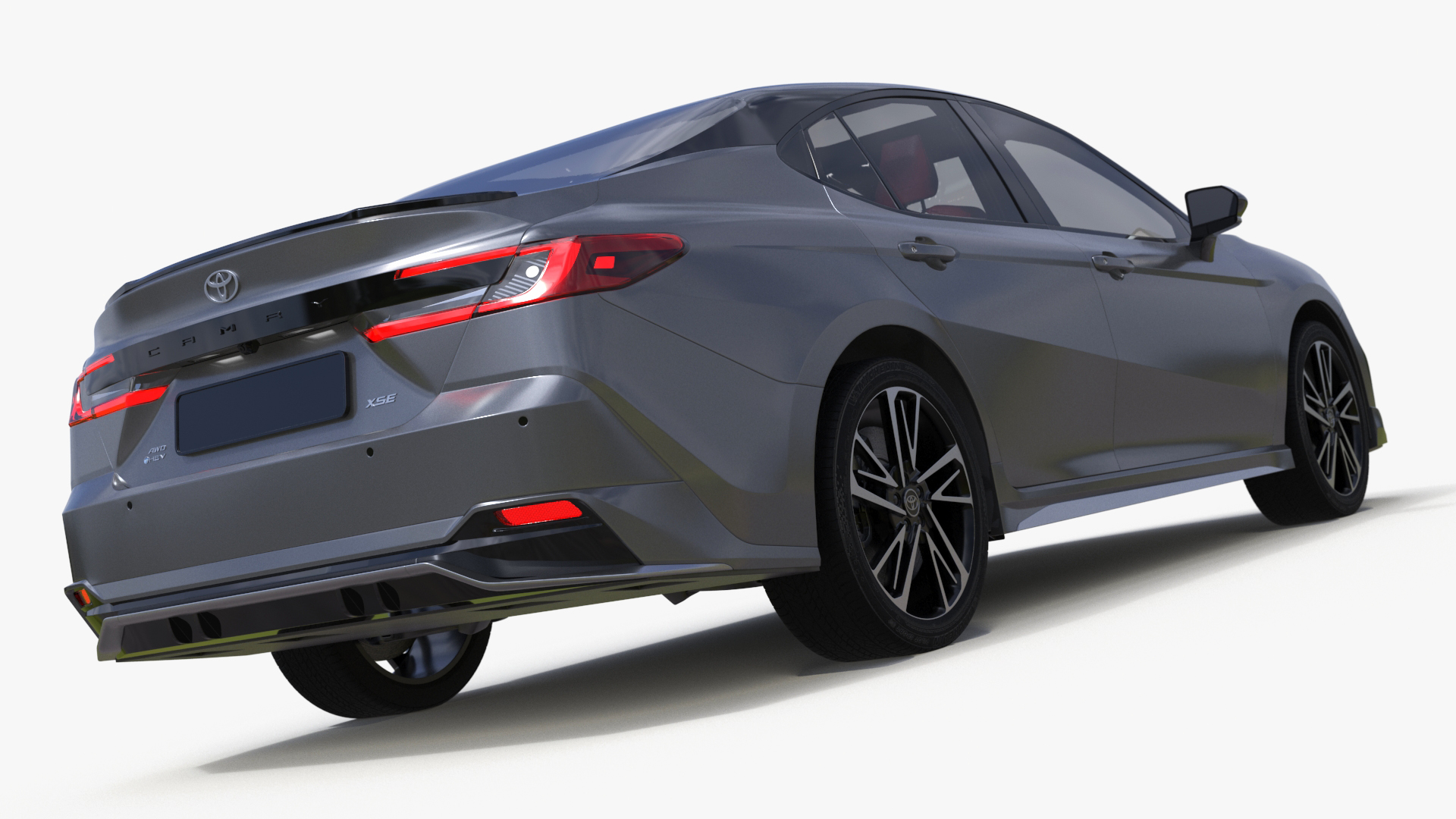 3D model Toyota Camry 2025 Hybrid Celestial Silver Metallic