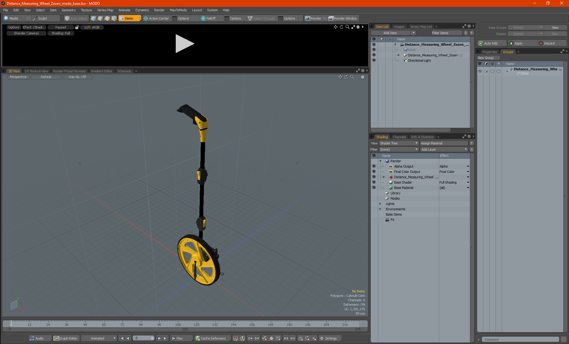 3D model Distance Measuring Wheel Zozen