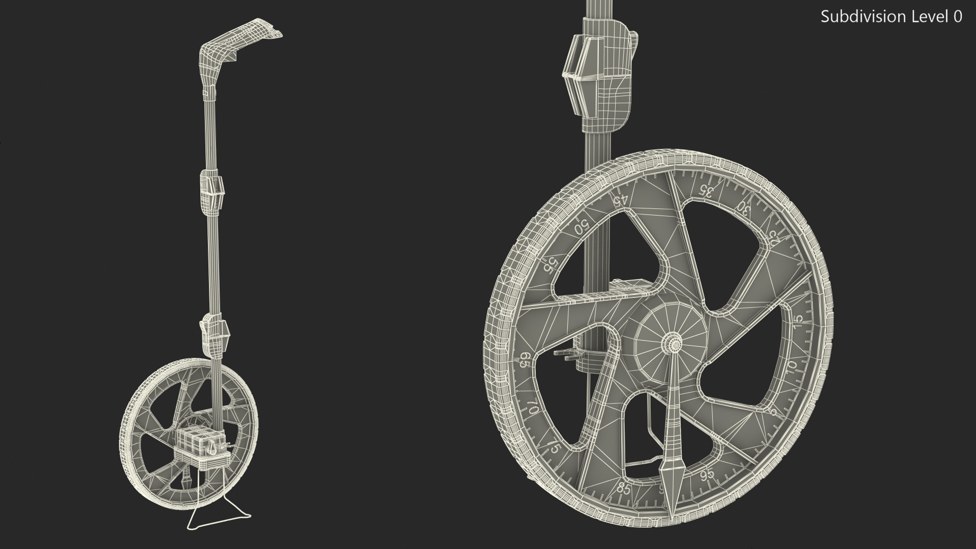 3D model Distance Measuring Wheel Zozen